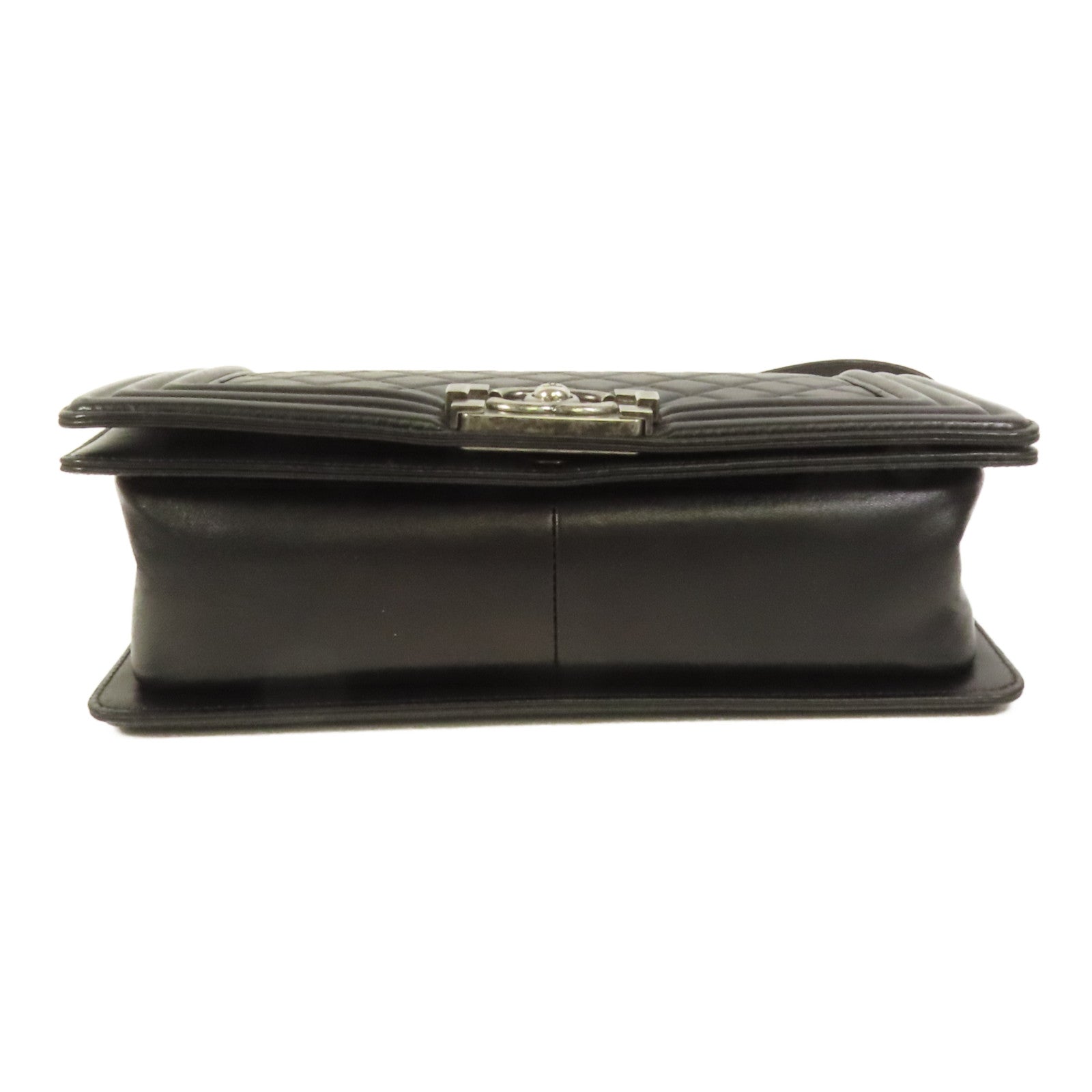 CHANEL 牛皮皮革Boy 25鏈帶肩背袋