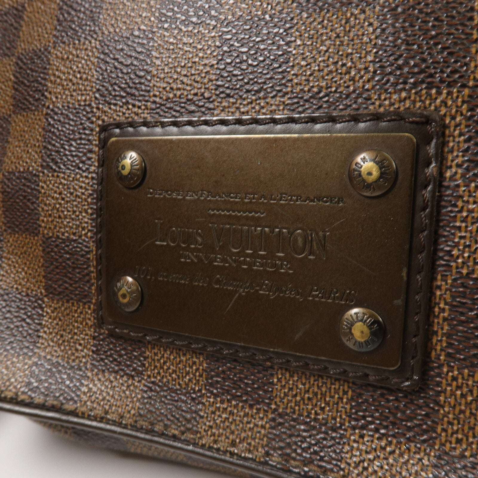 LOUIS VUITTON Damier Brooklyn PM肩背袋