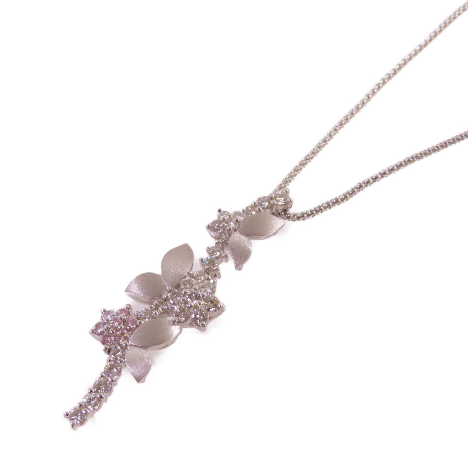 JEWELRY 18K白金Diamond Necklace 1.05ct鑽石項鍊