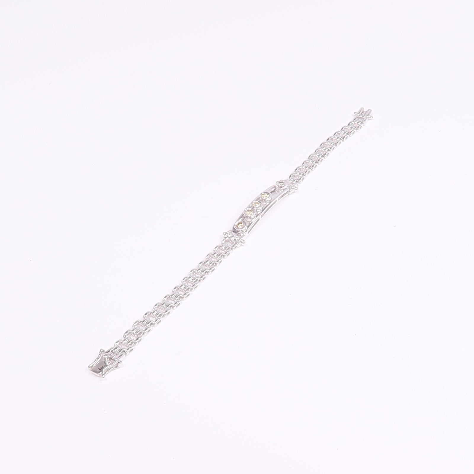 JEWELRY 【激減優惠】18K白金Diamond Bracelet鑽石手鏈