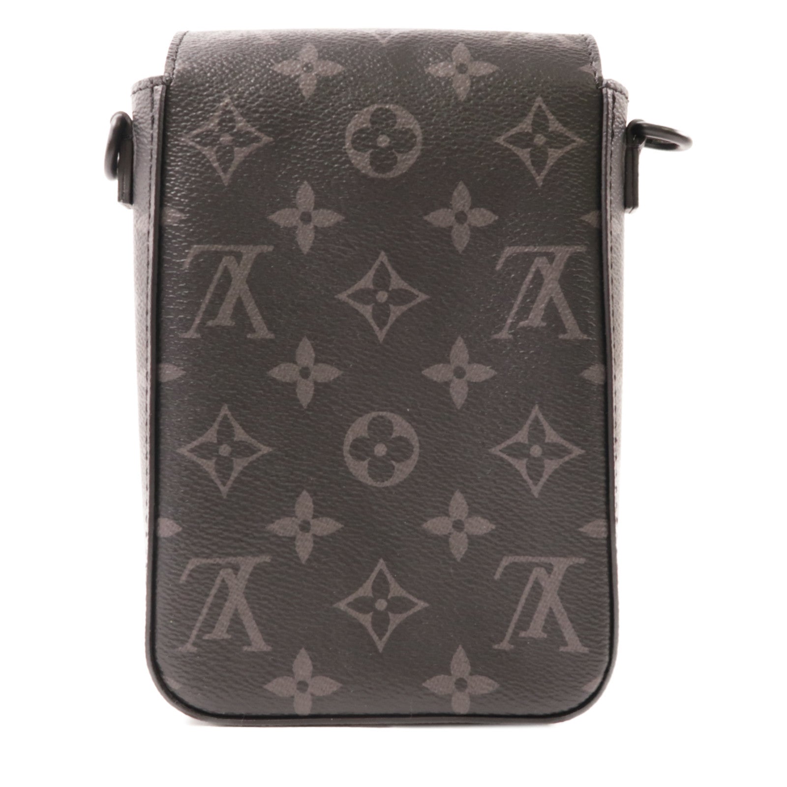 LOUIS VUITTON Monogram Eclipse S-Lock Vertical肩背袋