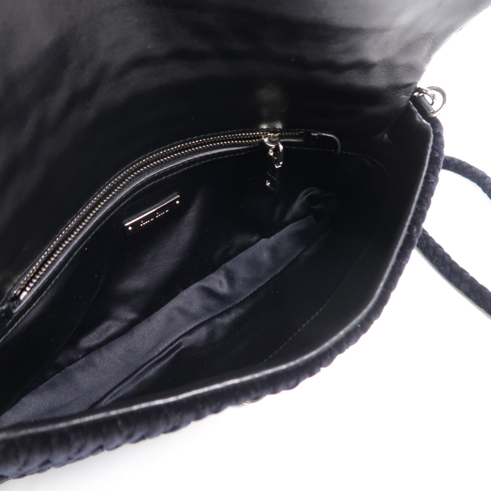 Miu Miu 天鵝絨Chain Shoulder手挽肩背兩用袋