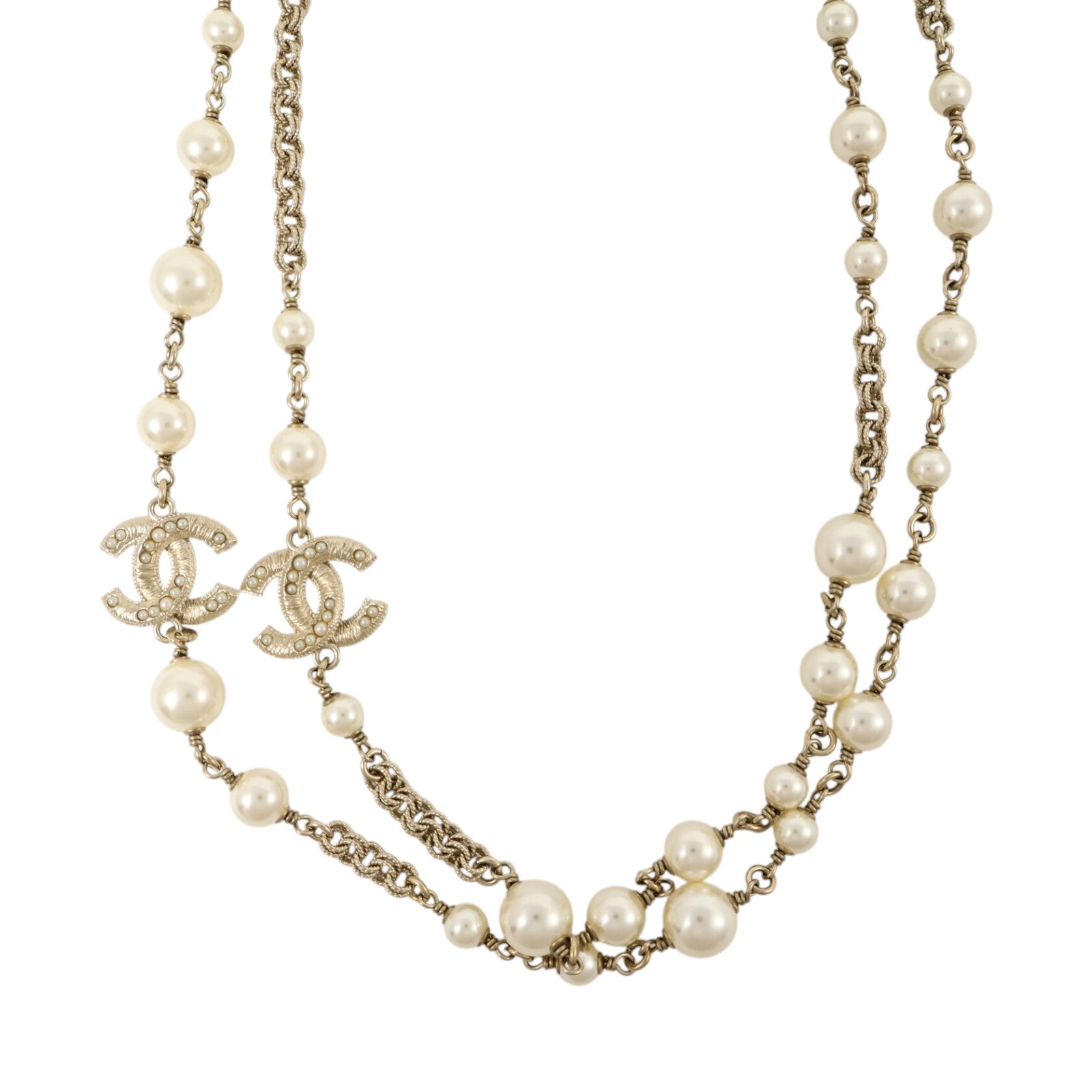 CHANEL 金屬/PVC Necklace項鏈