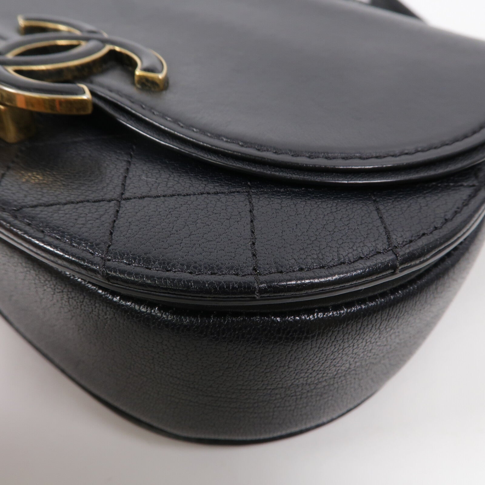 CHANEL 山羊皮皮革Small CoCo Curve Flap Bag鏈帶手挽肩背兩用袋