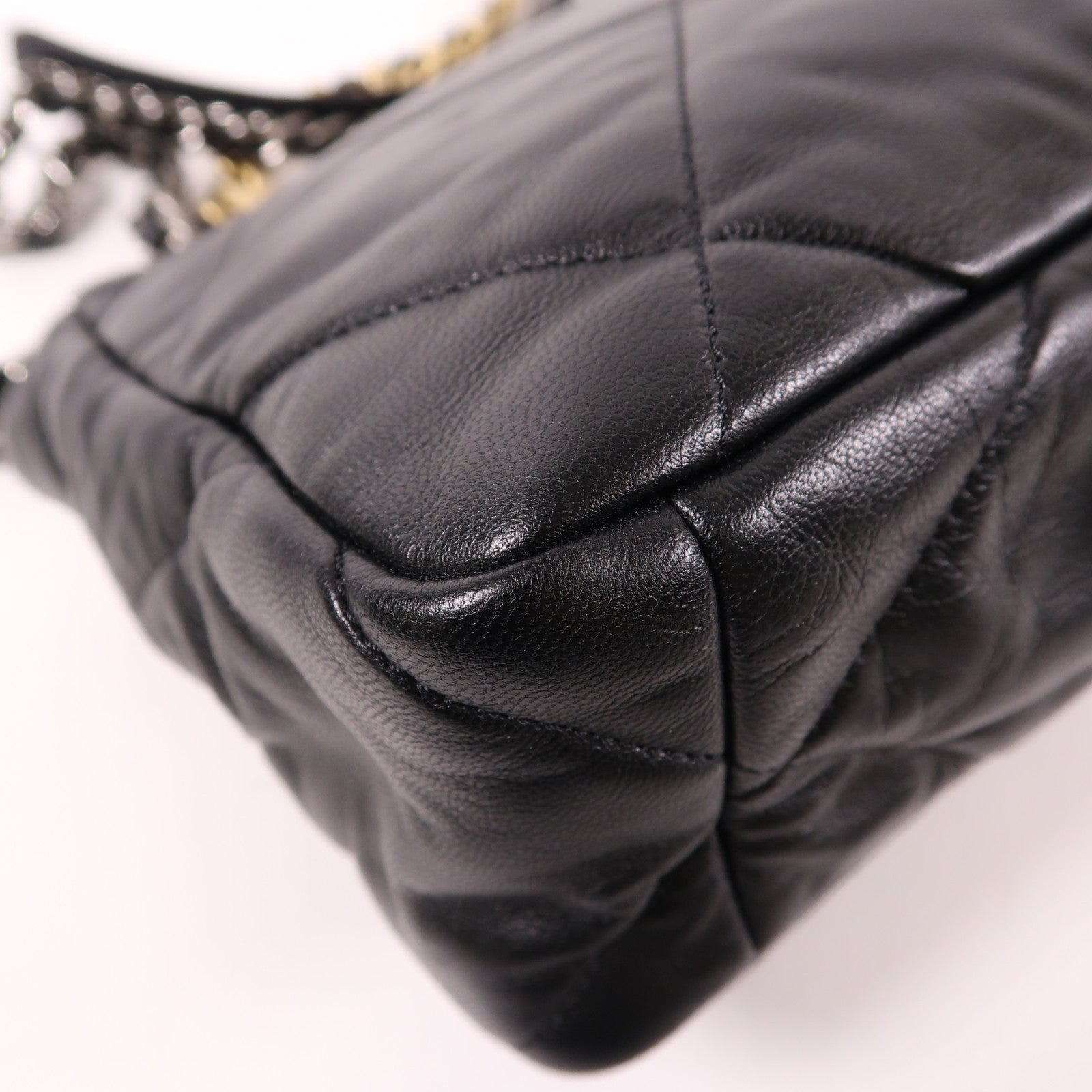 CHANEL 羊皮皮革Chanel 19 Large手挽肩背兩用袋