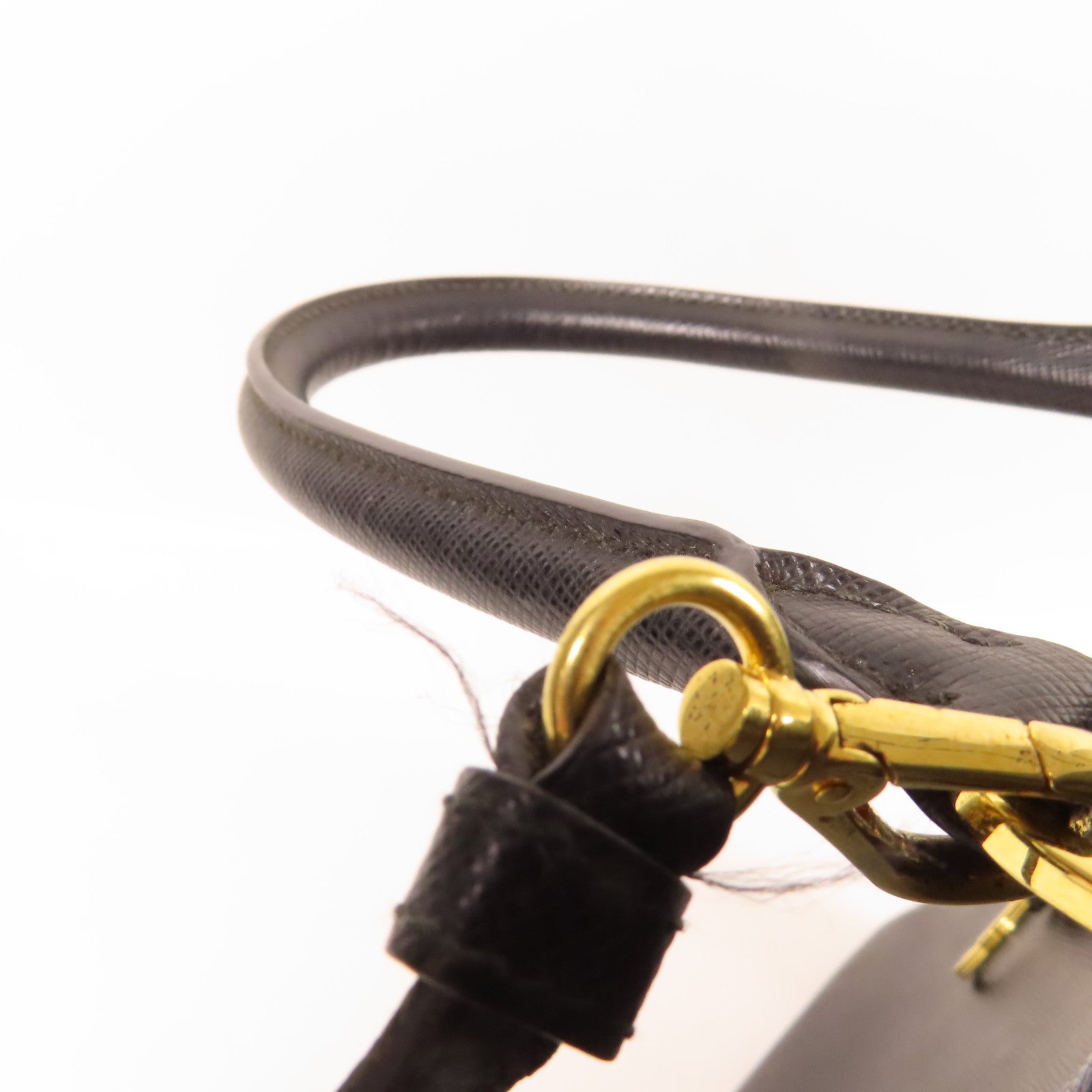 PRADA 【激減優惠】牛皮皮革2 Way Shoulder金扣手挽肩背兩用袋