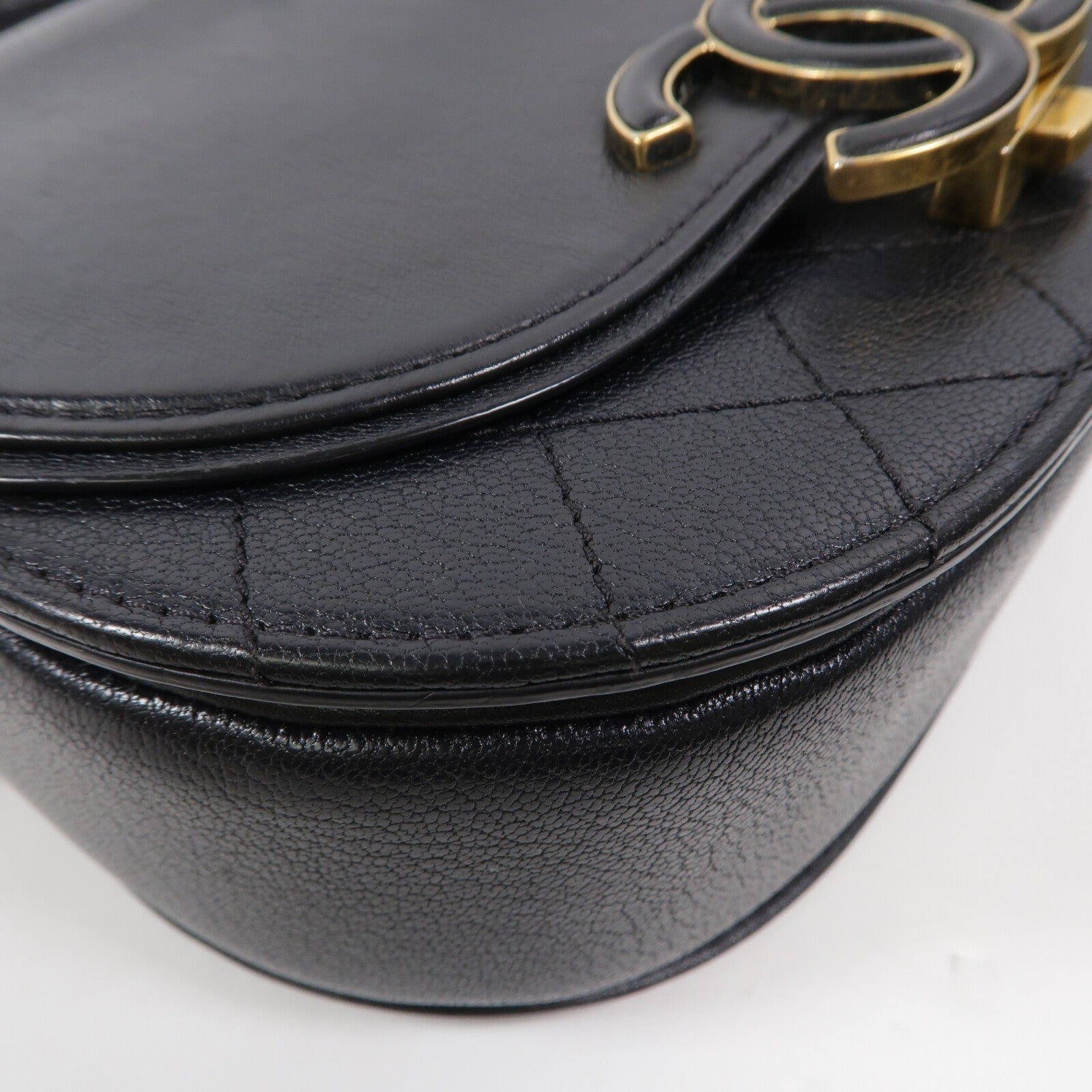 CHANEL 山羊皮皮革Small CoCo Curve Flap Bag鏈帶手挽肩背兩用袋