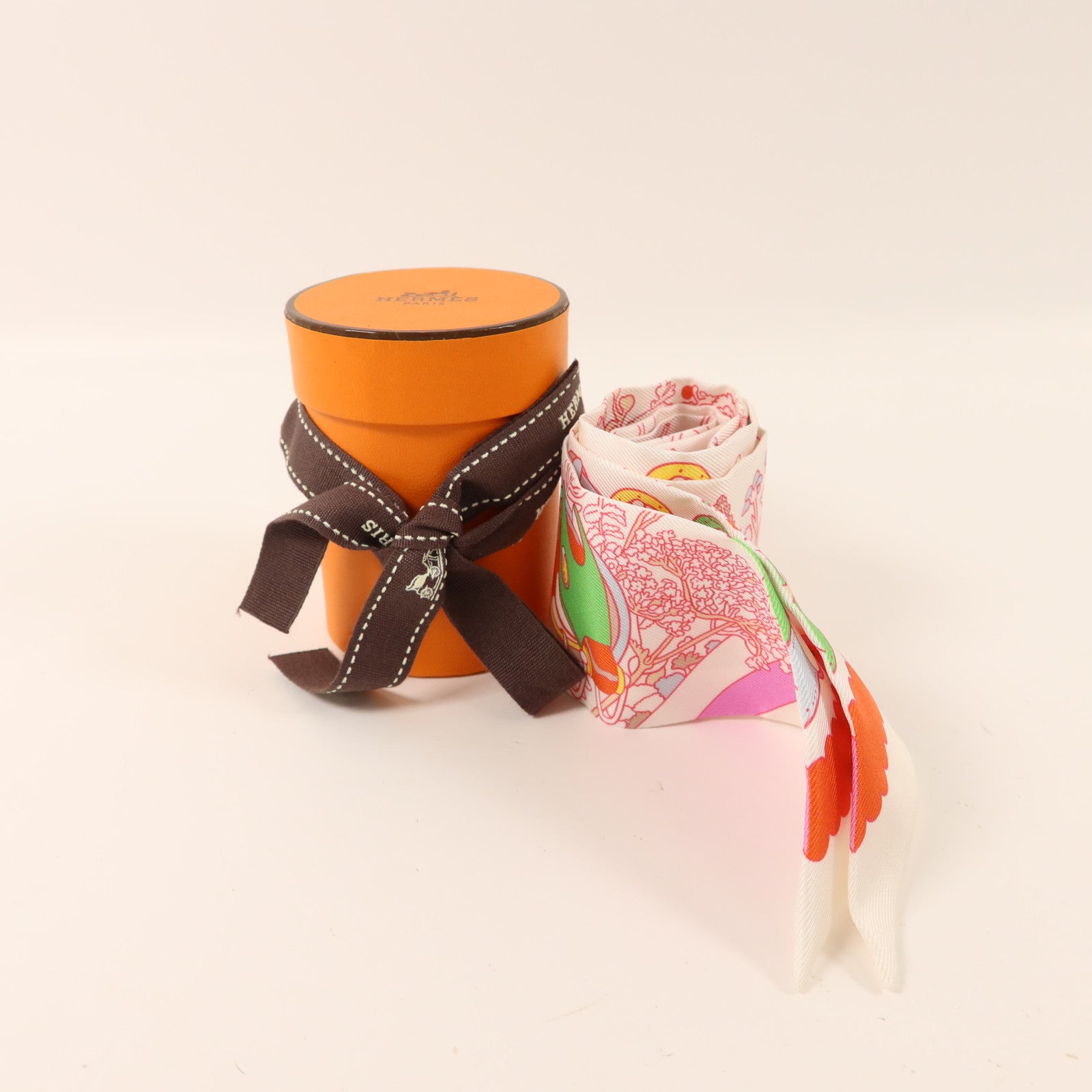 HERMES 絲質Twilly絲巾