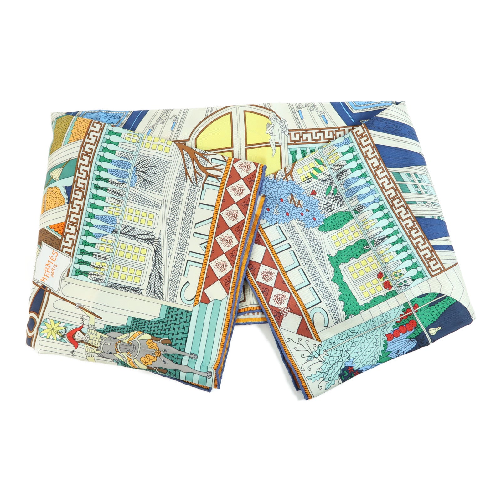 HERMES 絲質Scarf 90X90絲巾