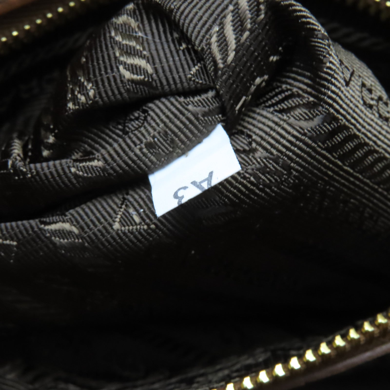 PRADA 【激減優惠】帆布2 Way Shoulder金扣手挽肩背兩用袋白色/啡色