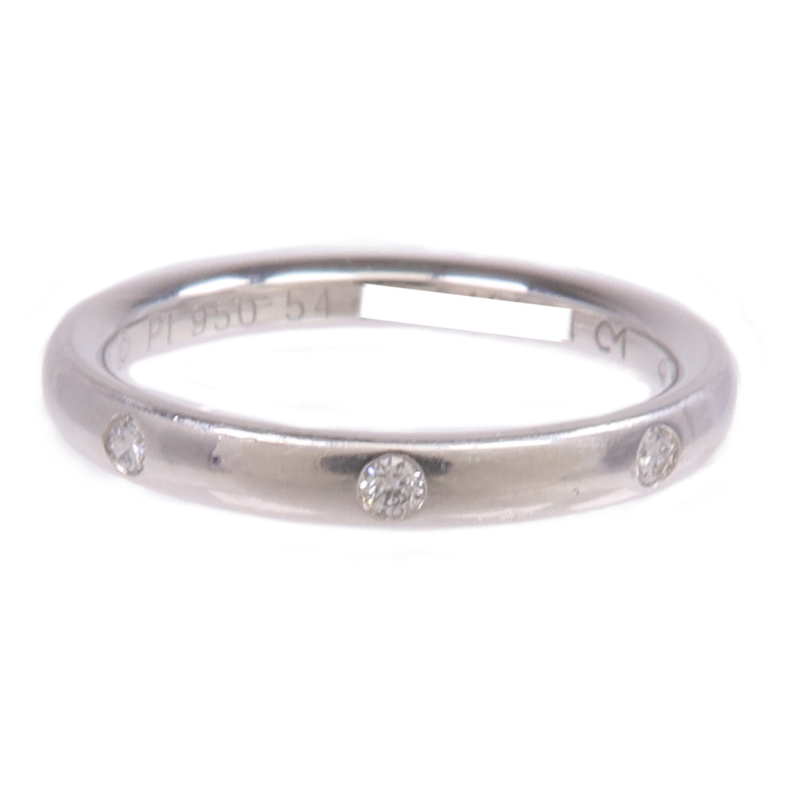 Van Cleef & Arpels PT950鉑金DiamTendrement Etoiles Ring鑽石戒指VCA#54/US#6.75