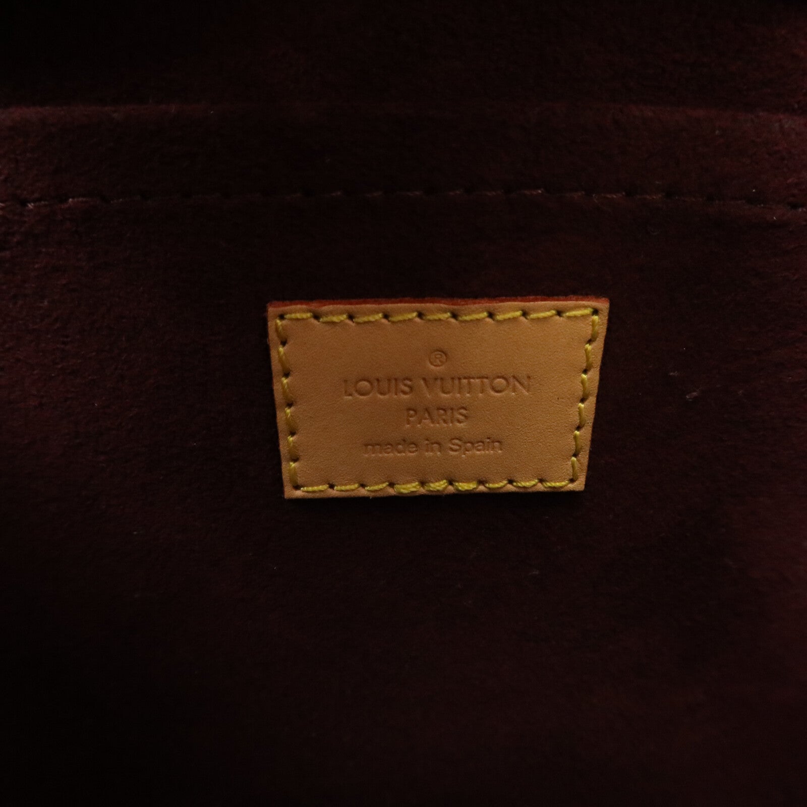 LOUIS VUITTON Monogram Montaigne BB手挽肩背兩用袋棕色