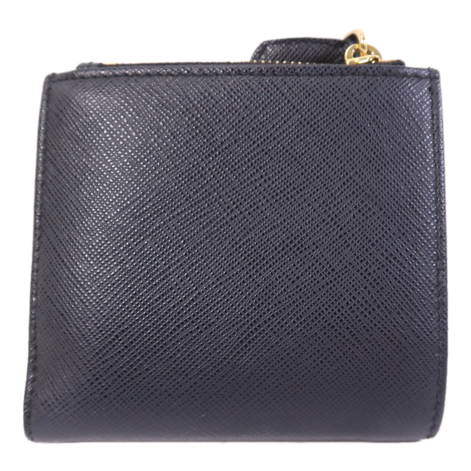 PRADA 牛皮皮革Saffiano Wallet金扣錢包