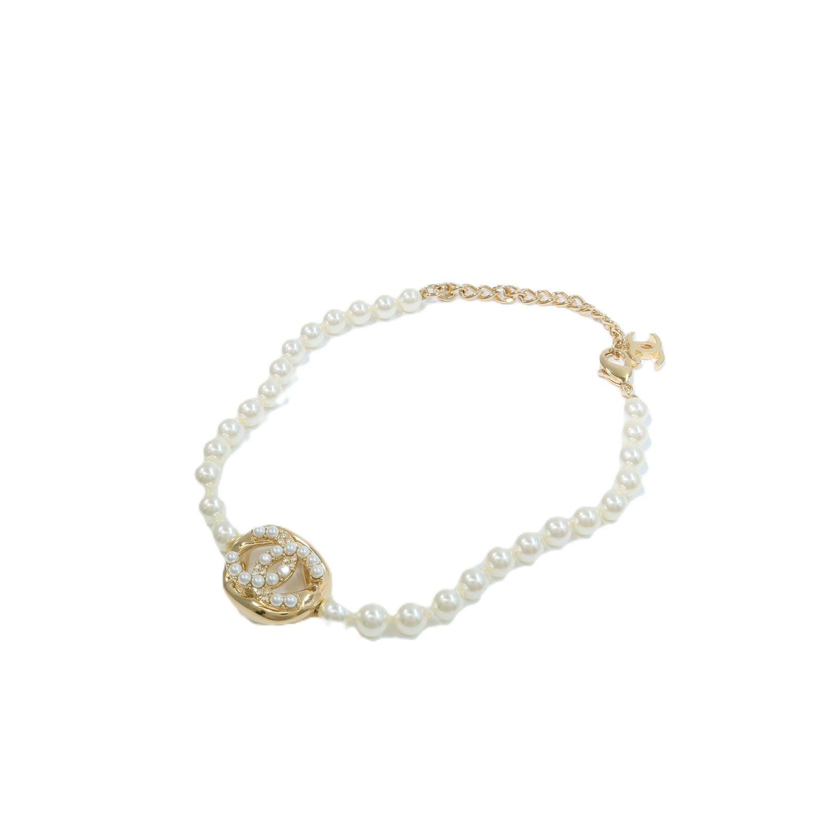 CHANEL PVC/金屬Necklace項鍊