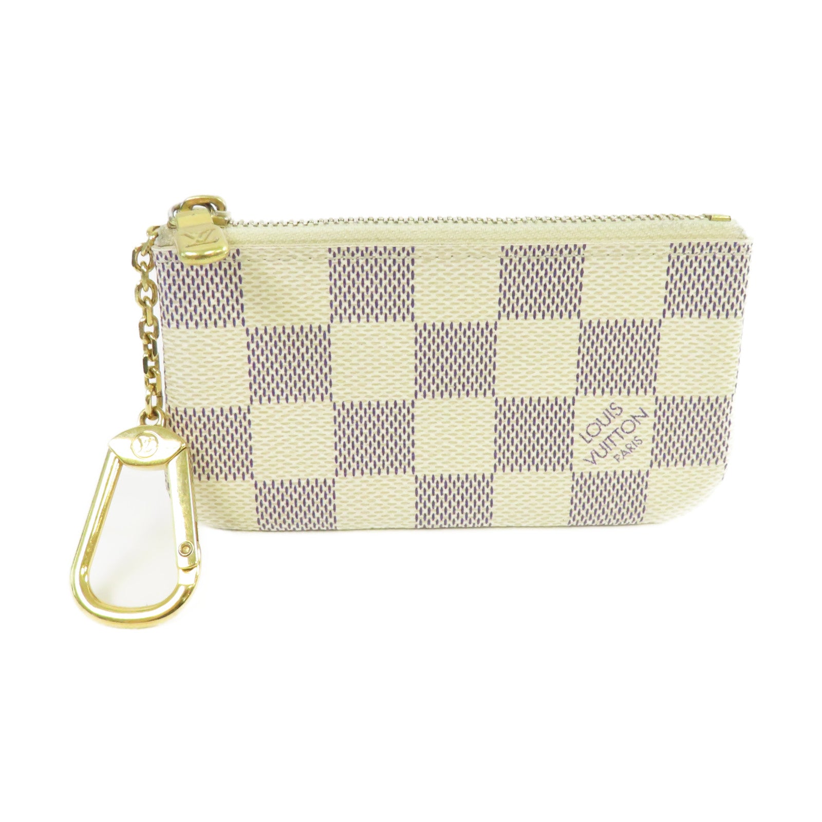 LOUIS VUITTON 【激減優惠】Damier Azur Coin Purse金扣零錢包米白色