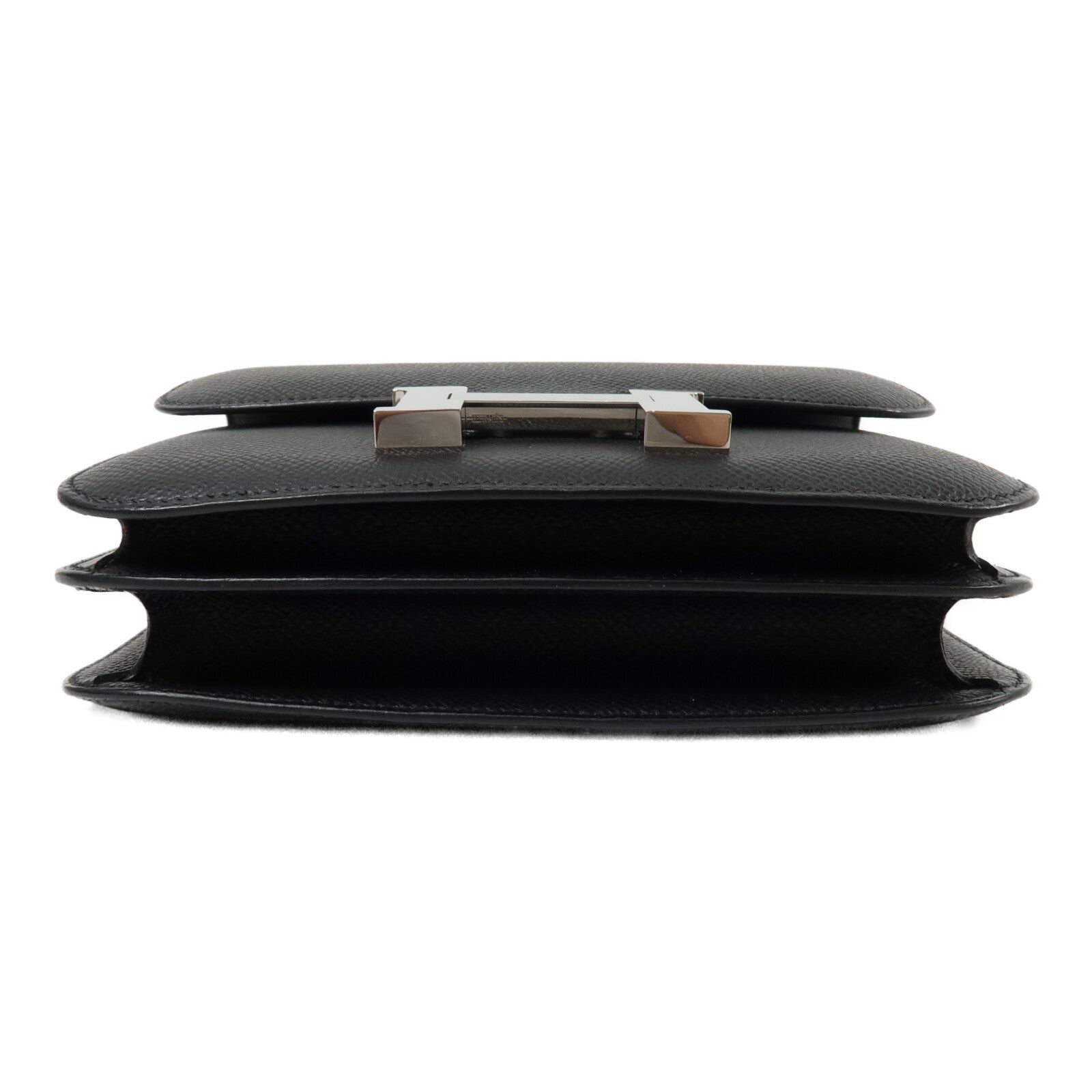 HERMES Epsom皮革Constance Mini肩背袋Noir
