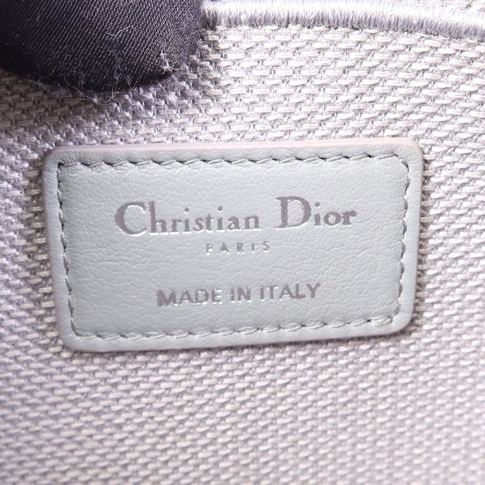Dior 【激減優惠】帆布Travel Vanity Case銀扣手挽袋