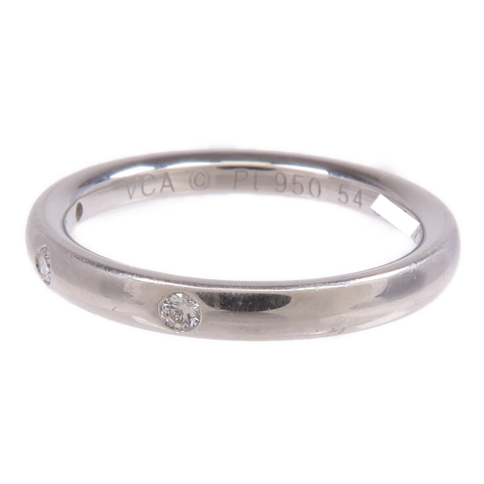 Van Cleef & Arpels PT950鉑金DiamTendrement Etoiles Ring鑽石戒指VCA#54/US#6.75