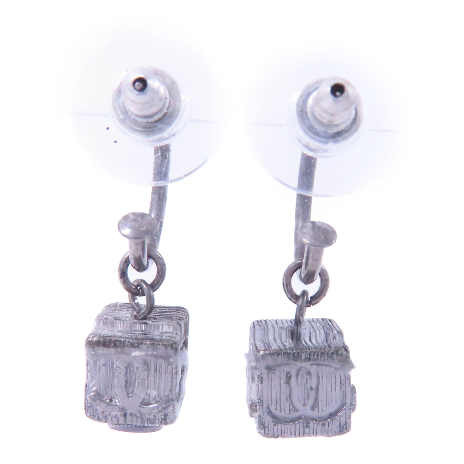 CHANEL 金屬Earrings耳環銀色