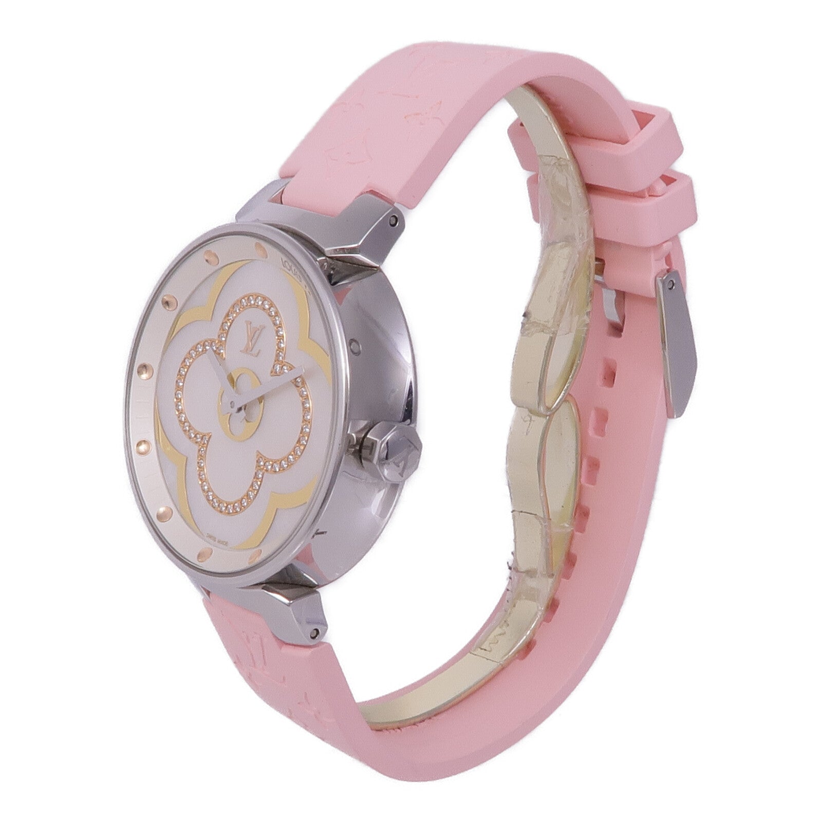 LOUIS VUITTON Tambour Moon Divine MM QA019Z