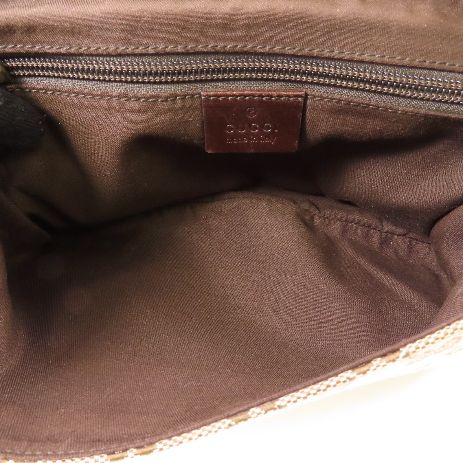GUCCI 帆布Waist Bag銀扣腰包