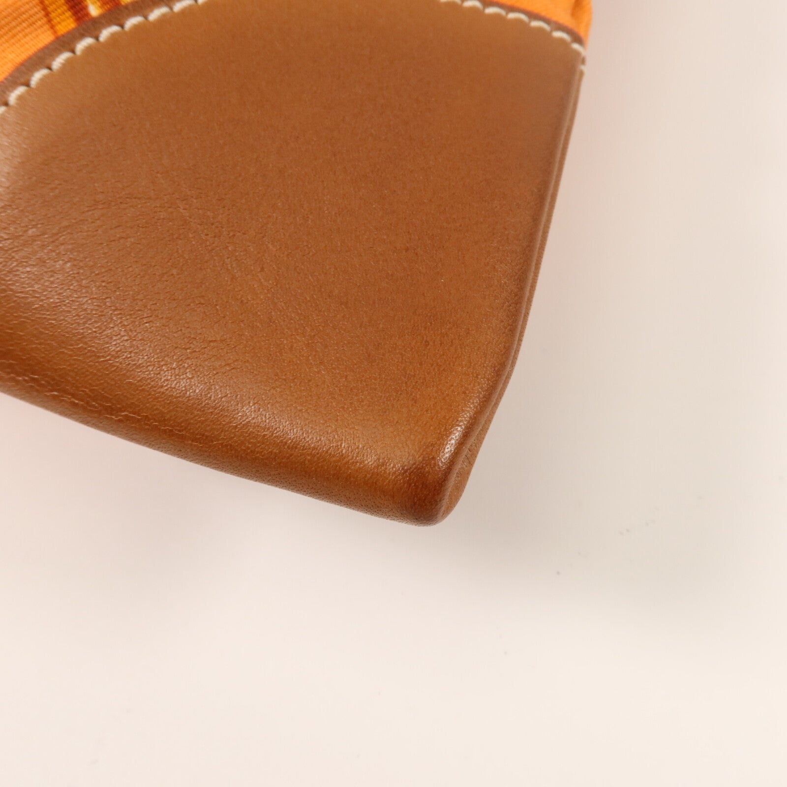 HERMES 絲質Silky City PM肩背袋Orange
