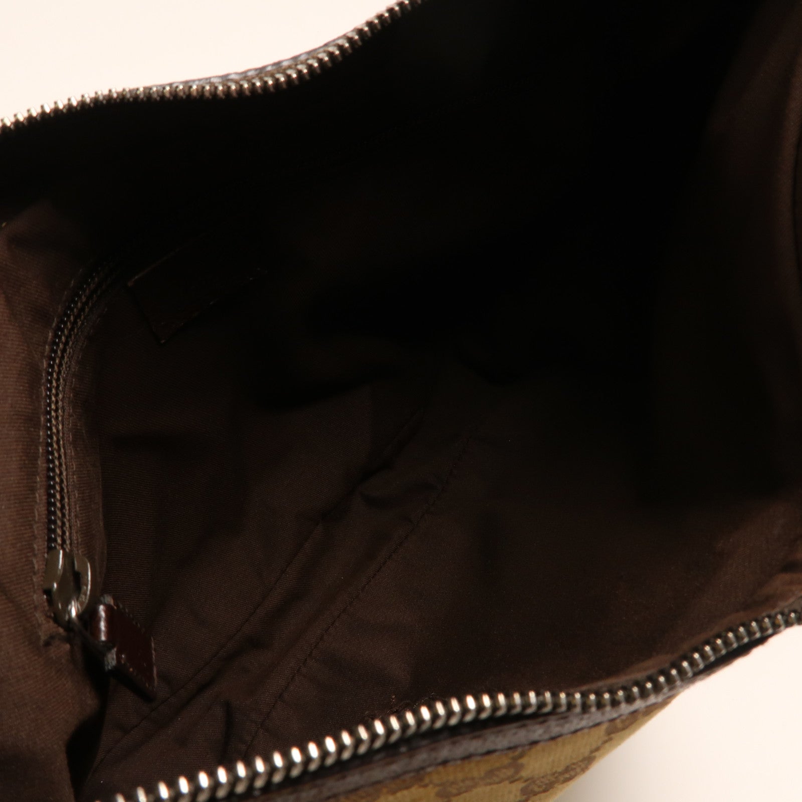GUCCI 帆布Shoulder Bag銀扣肩背袋