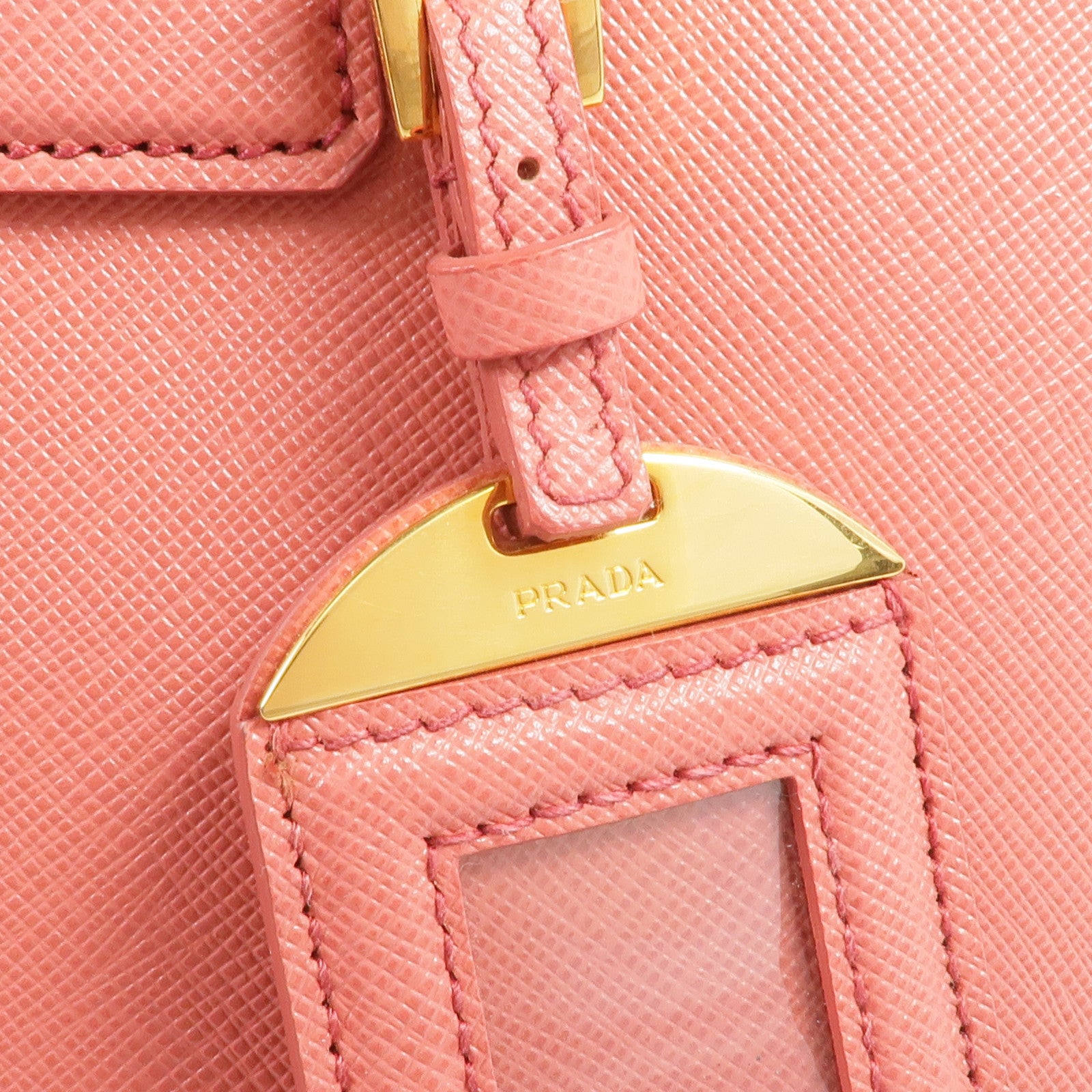 PRADA Saffiano皮革Saffiano Lux Tote Bag金扣手挽肩背兩用袋