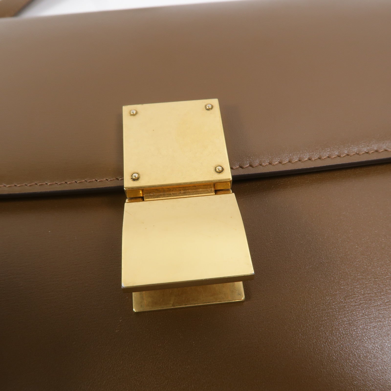 CELINE 牛皮皮革Classic Box Medium肩背袋