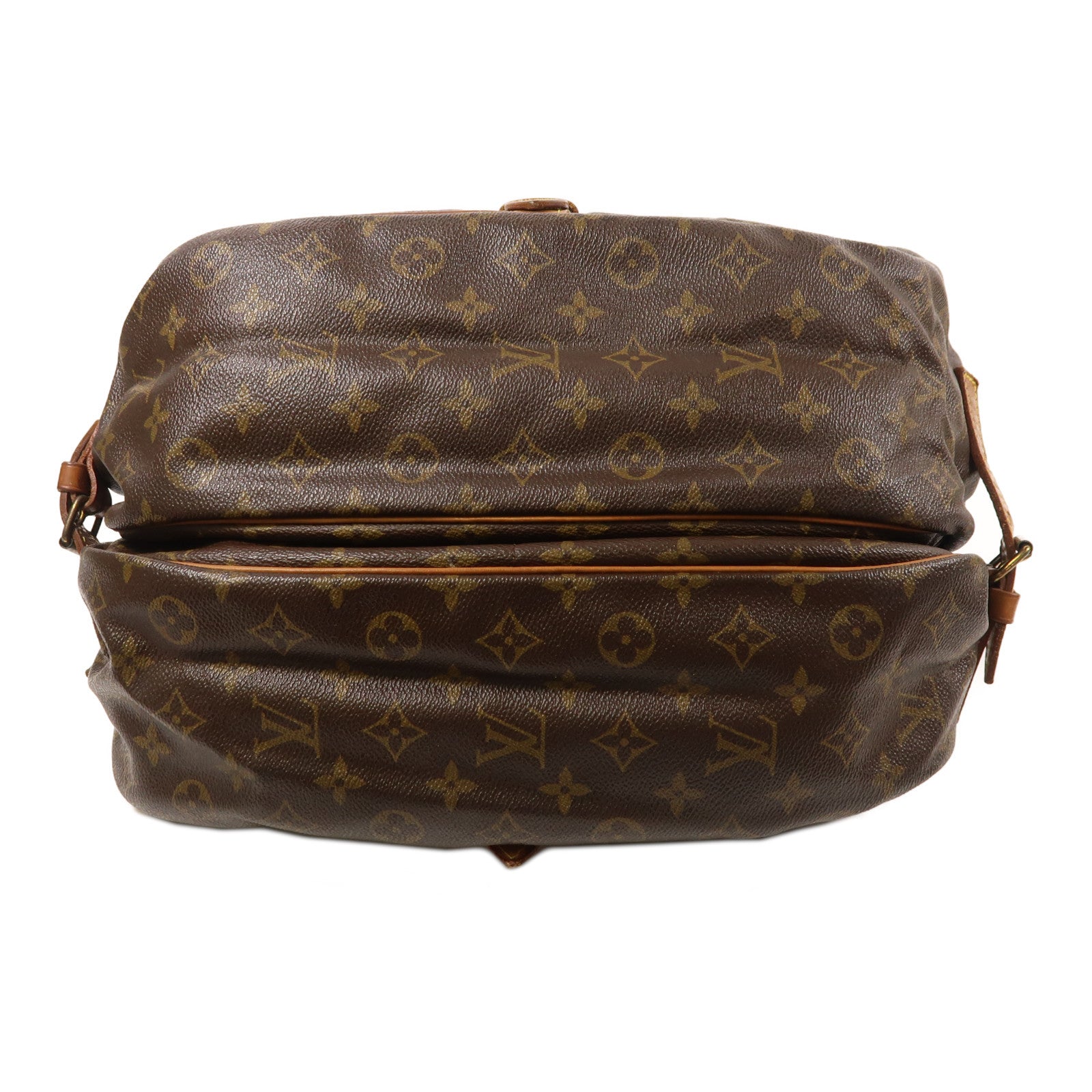 LOUIS VUITTON Monogram Saumur 35金扣肩背袋