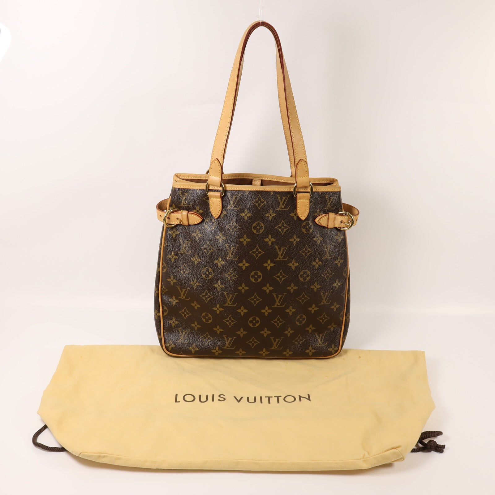 LOUIS VUITTON Monogram Batignolles金扣肩背袋