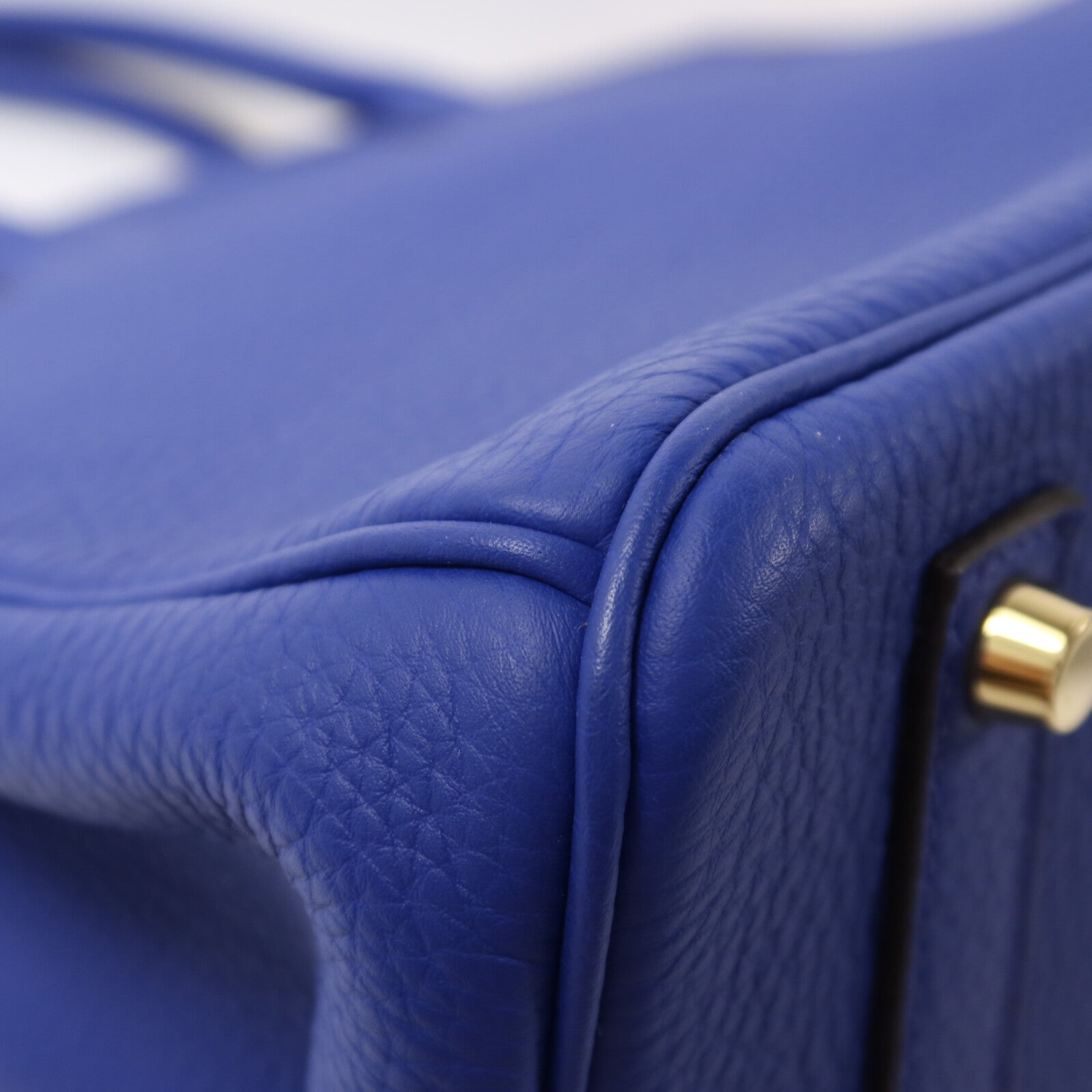 HERMES Togo皮革Birkin 35手挽袋Bleu Electric