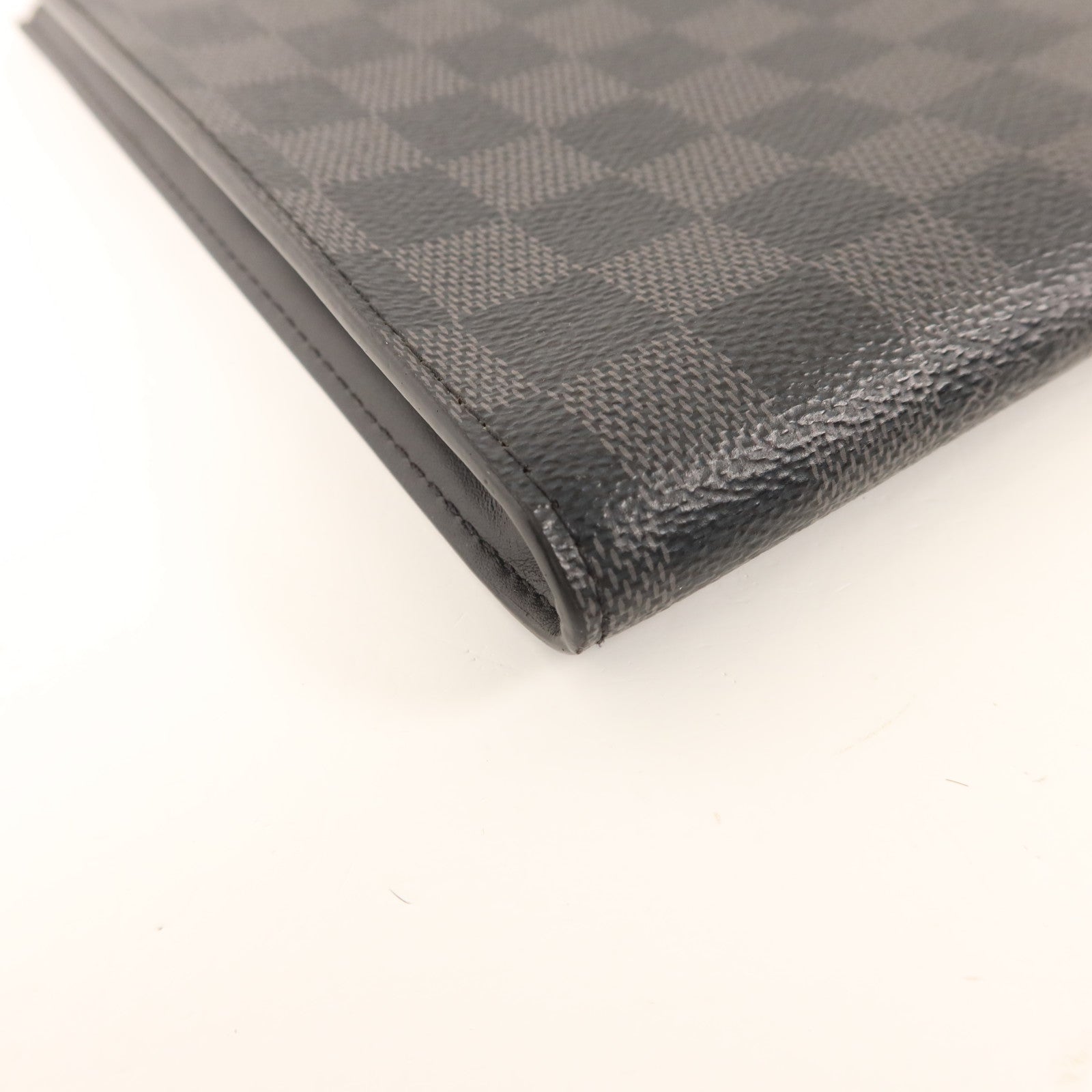 LOUIS VUITTON Damier Graphite Pochette Jour PM銀扣手拿包