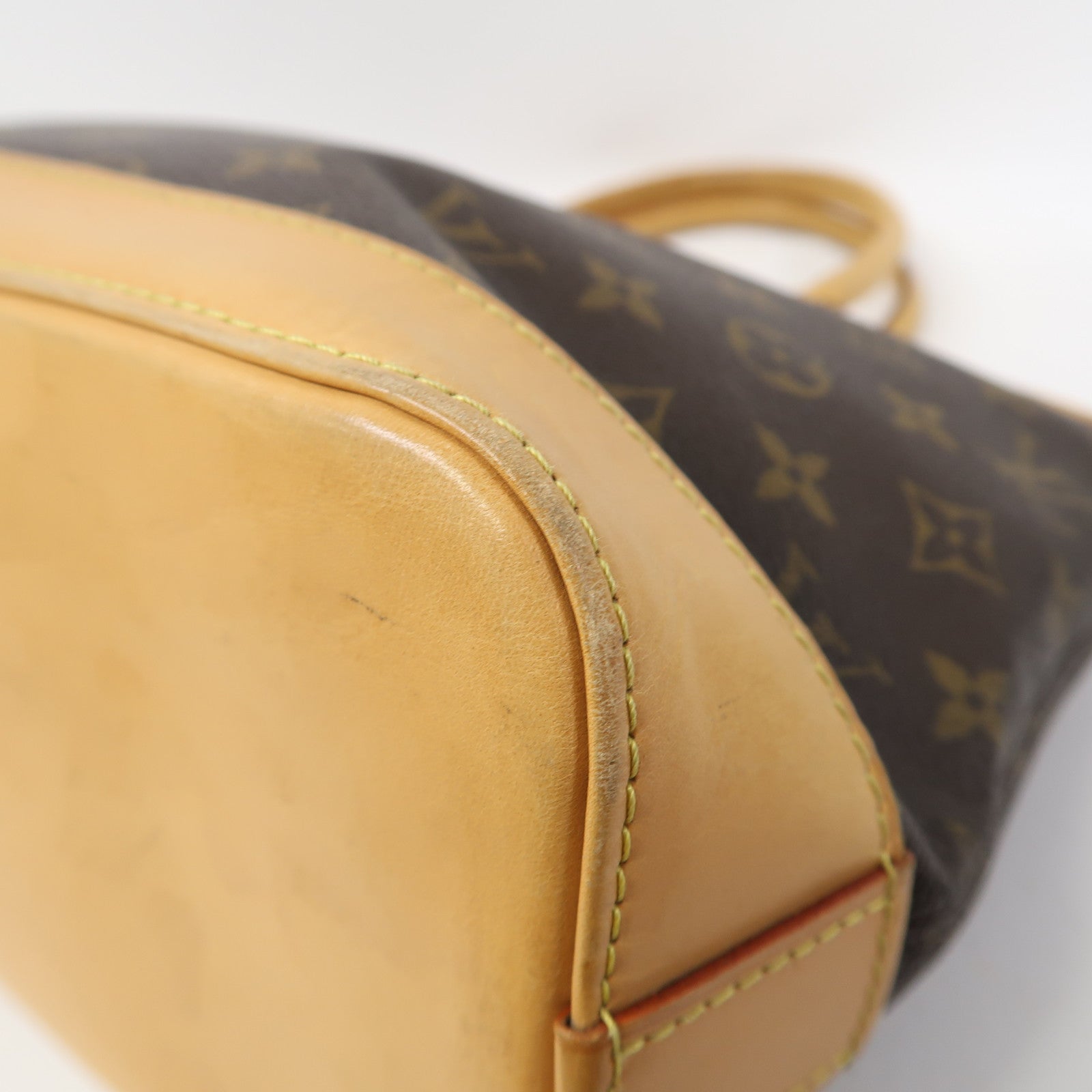 LOUIS VUITTON Monogram Lockit Horizontal金扣肩背袋啡色