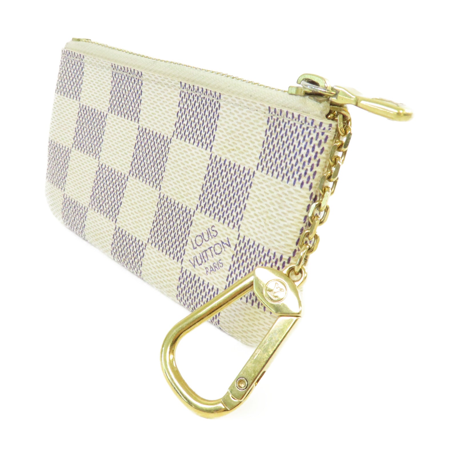 LOUIS VUITTON 【激減優惠】Damier Azur Coin Purse金扣零錢包米白色