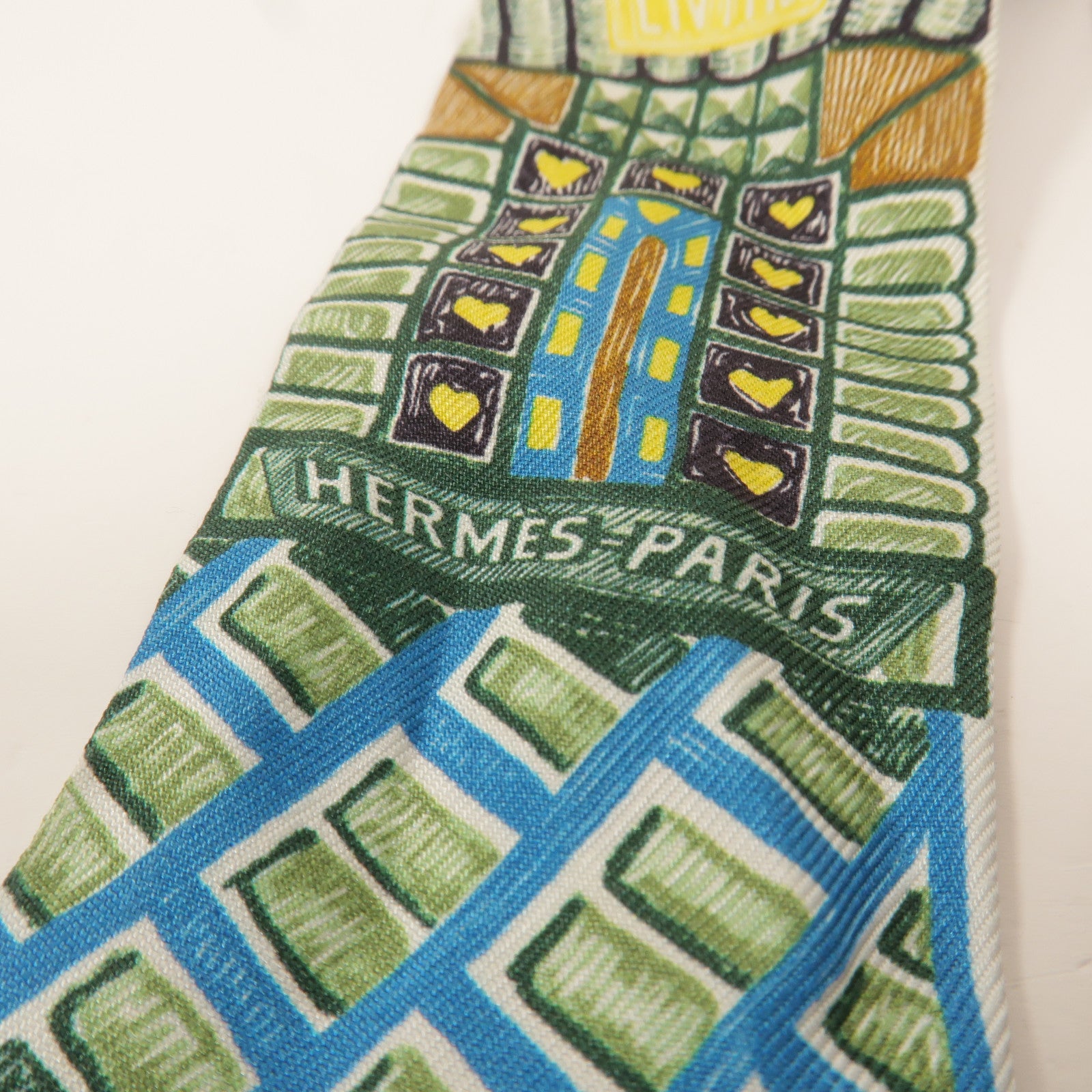 HERMES 絲質Twilly絲巾