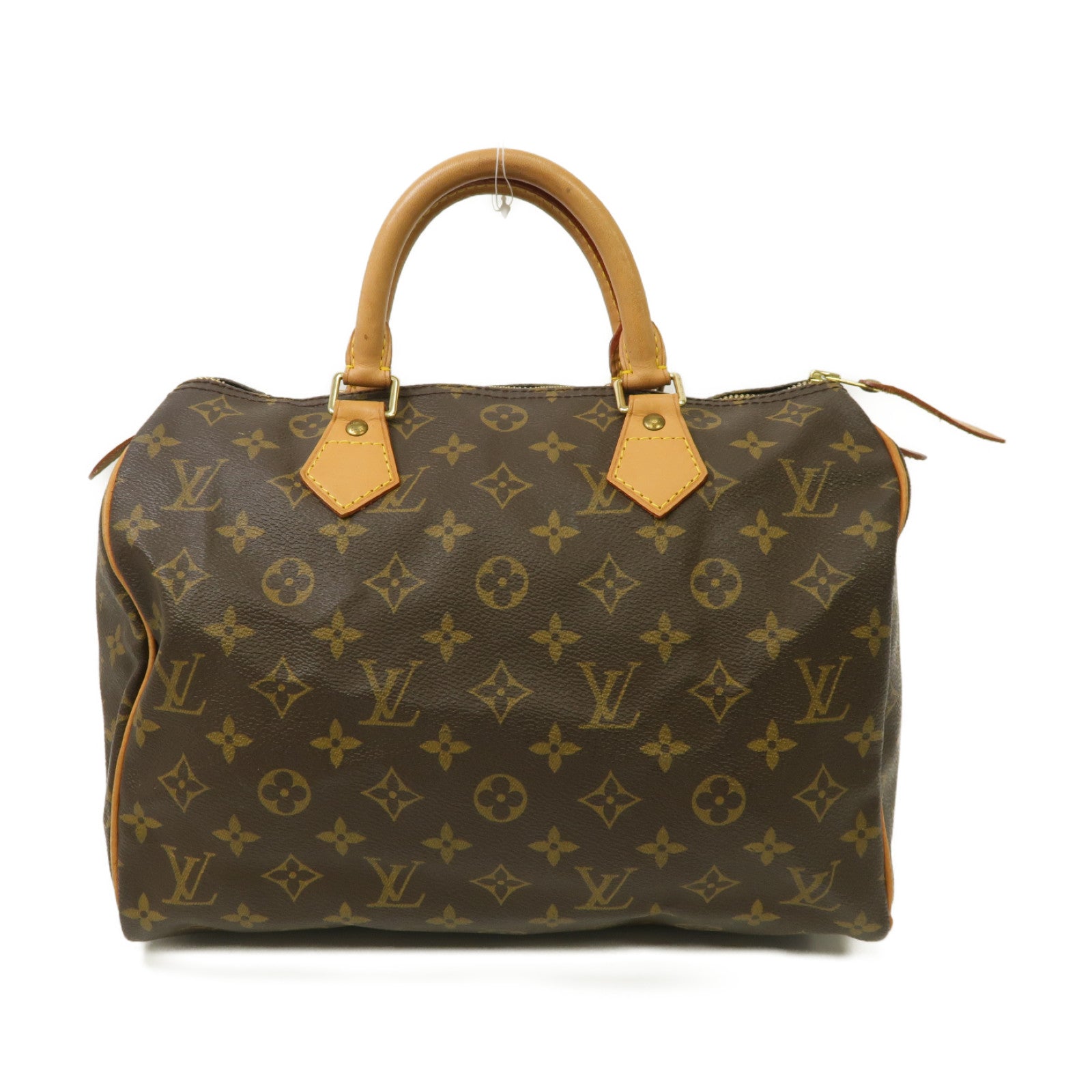 LOUIS VUITTON 【清倉大減價】Monogram Speedy 30 Hand Bag金扣手挽袋啡色
