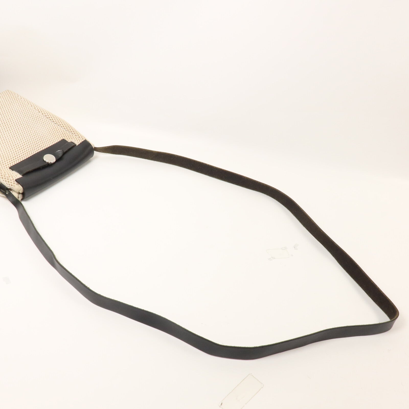 HERMES 帆布Vintage Herbag Mini肩背袋Noir