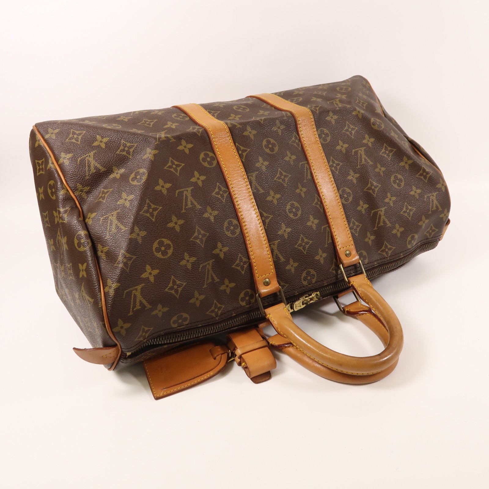 LOUIS VUITTON Monogram Keepall 45金扣手挽袋