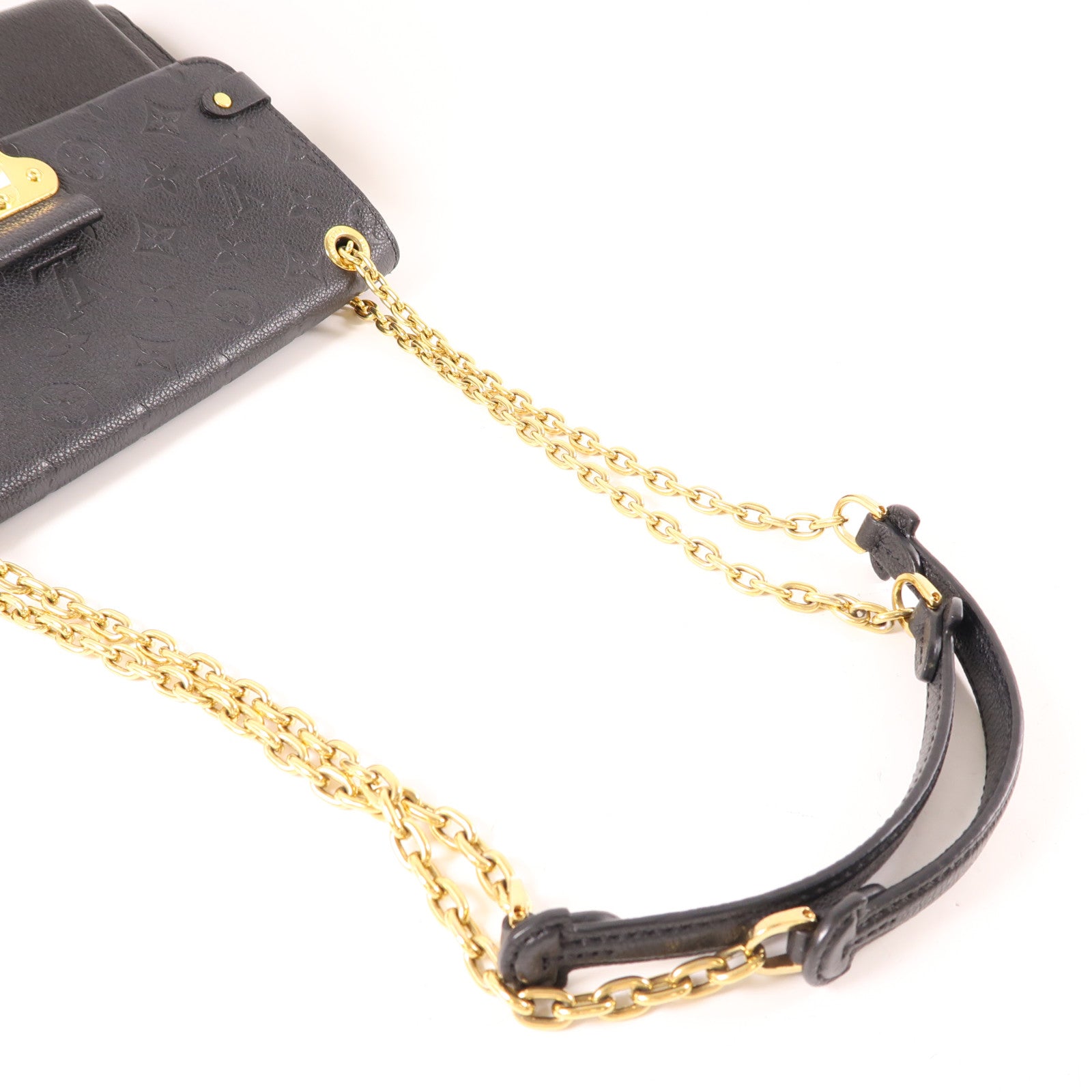 LOUIS VUITTON Monogram Empreinte Vavin PM金扣肩背袋