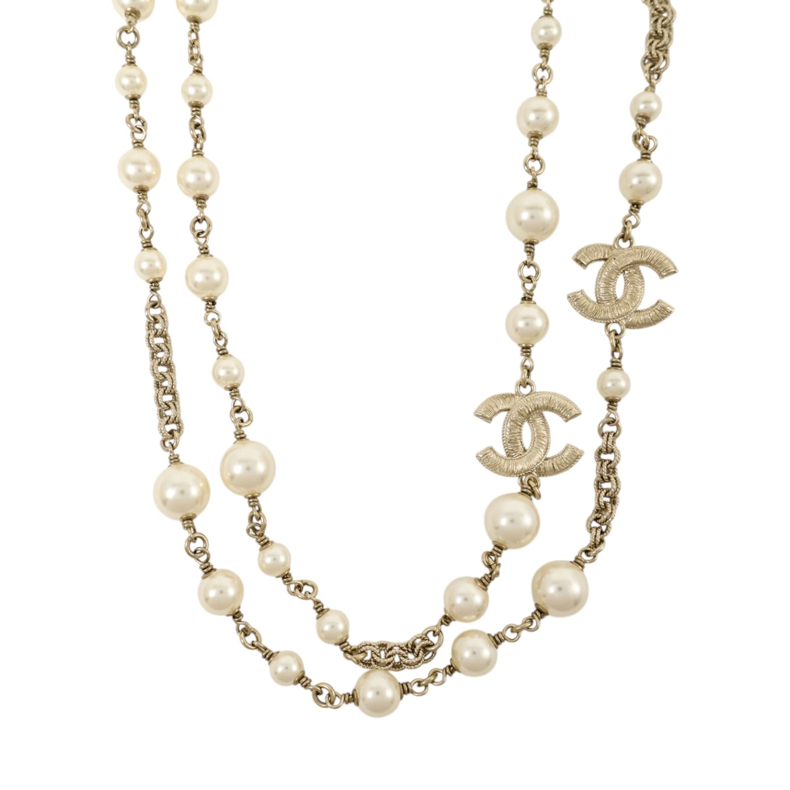 CHANEL 金屬/PVC Necklace項鏈