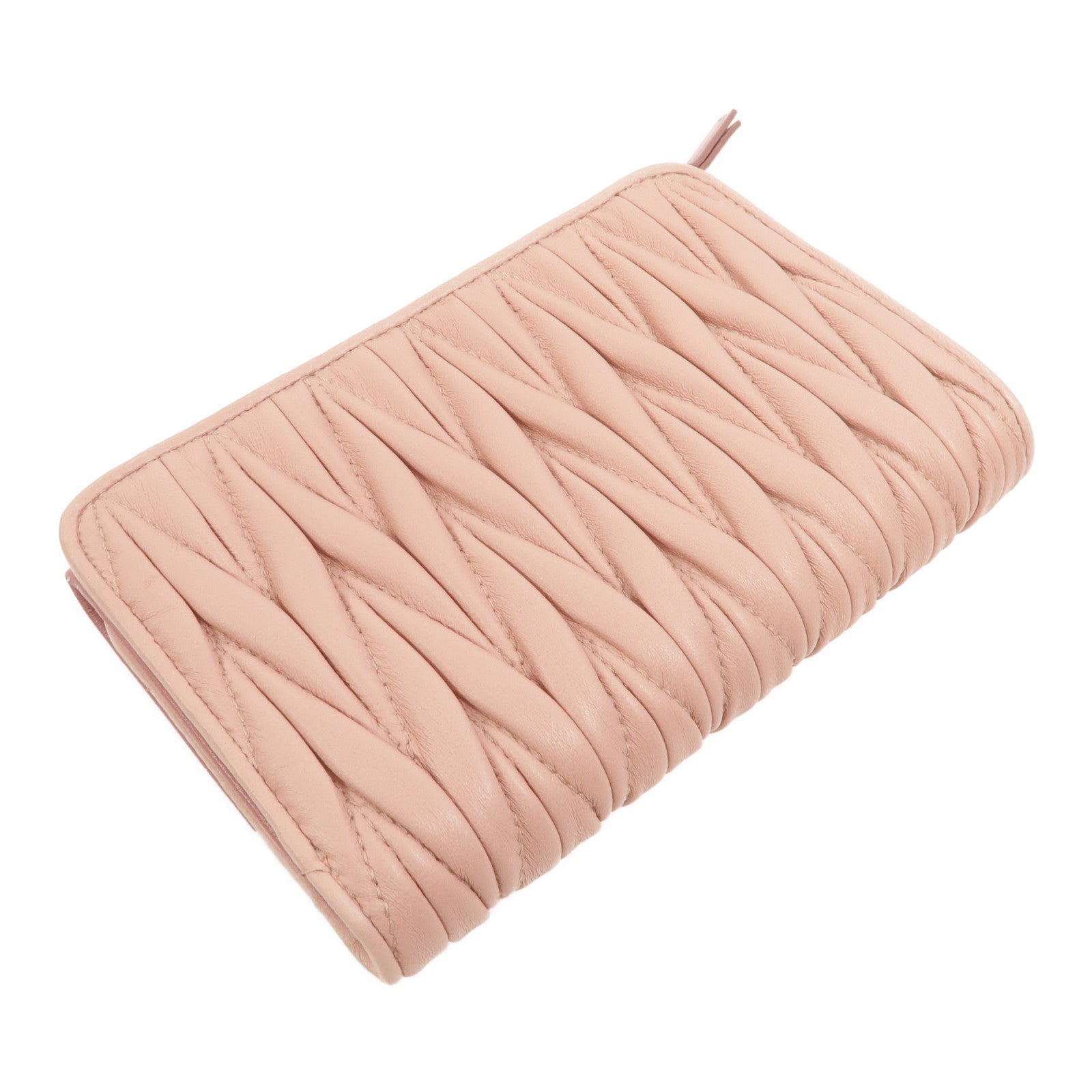 Miu Miu 羊皮皮革Matelasse Wallet錢包