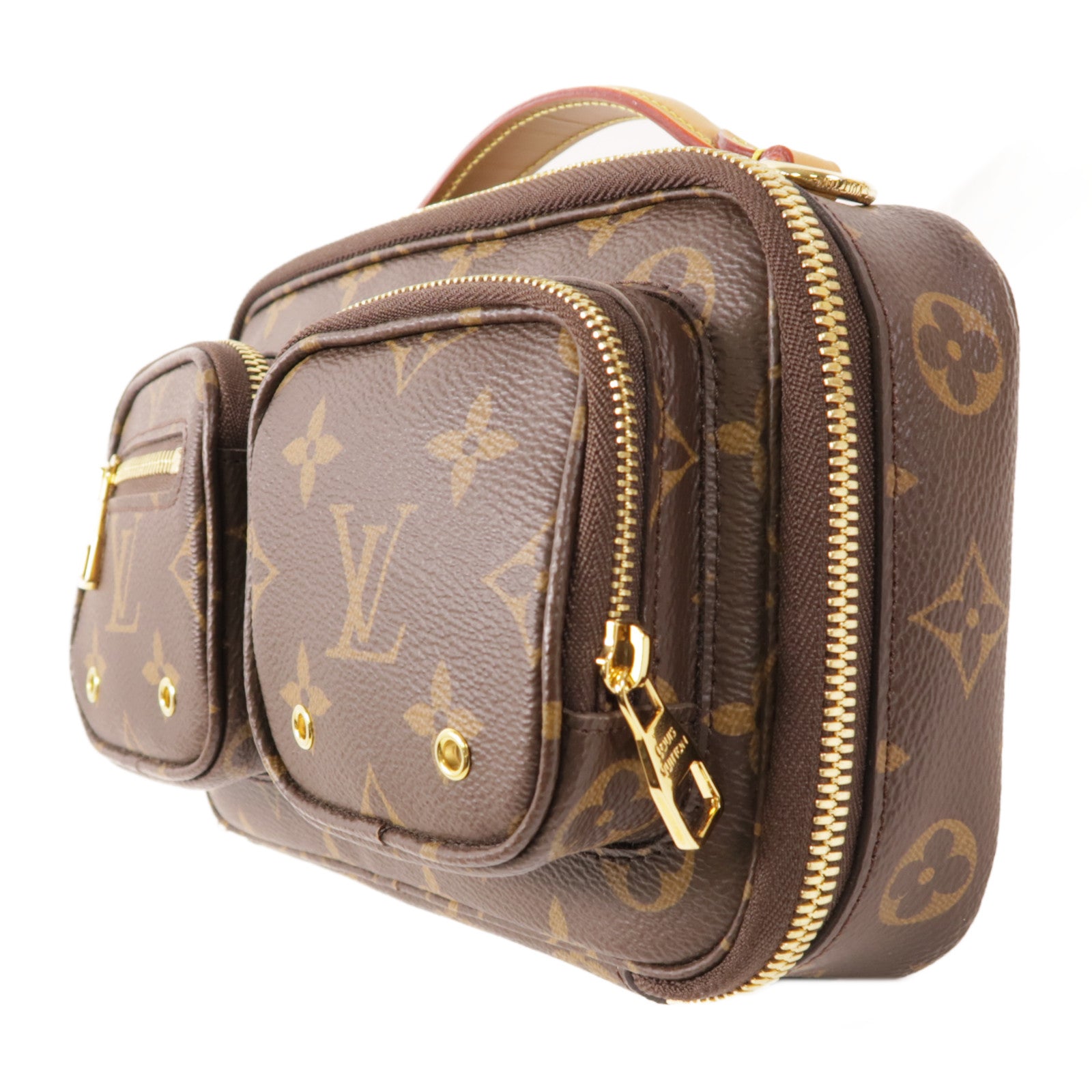 LOUIS VUITTON 【激減優惠】Monogram Utility金扣手挽肩背兩用袋
