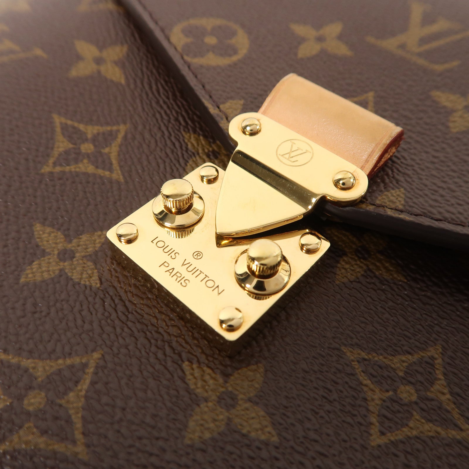 LOUIS VUITTON Monogram Pochette Metis MM金扣手挽肩背兩用袋