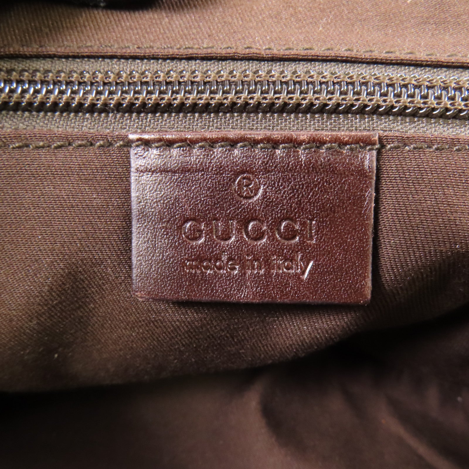 GUCCI 帆布Waist Bag銀扣腰包