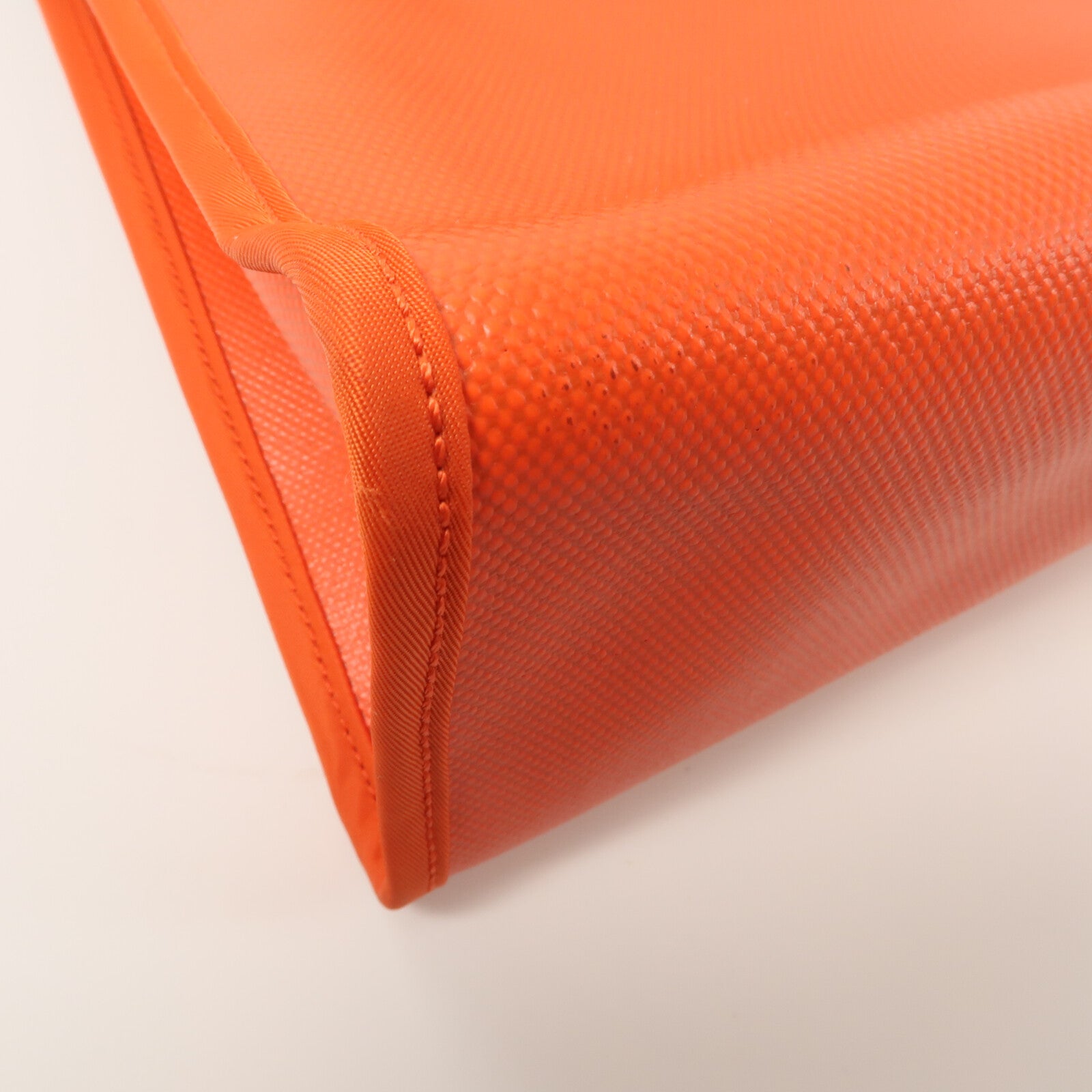 HERMES 帆布Herbag PM手挽肩背兩用袋Orange Mecano/Rough H