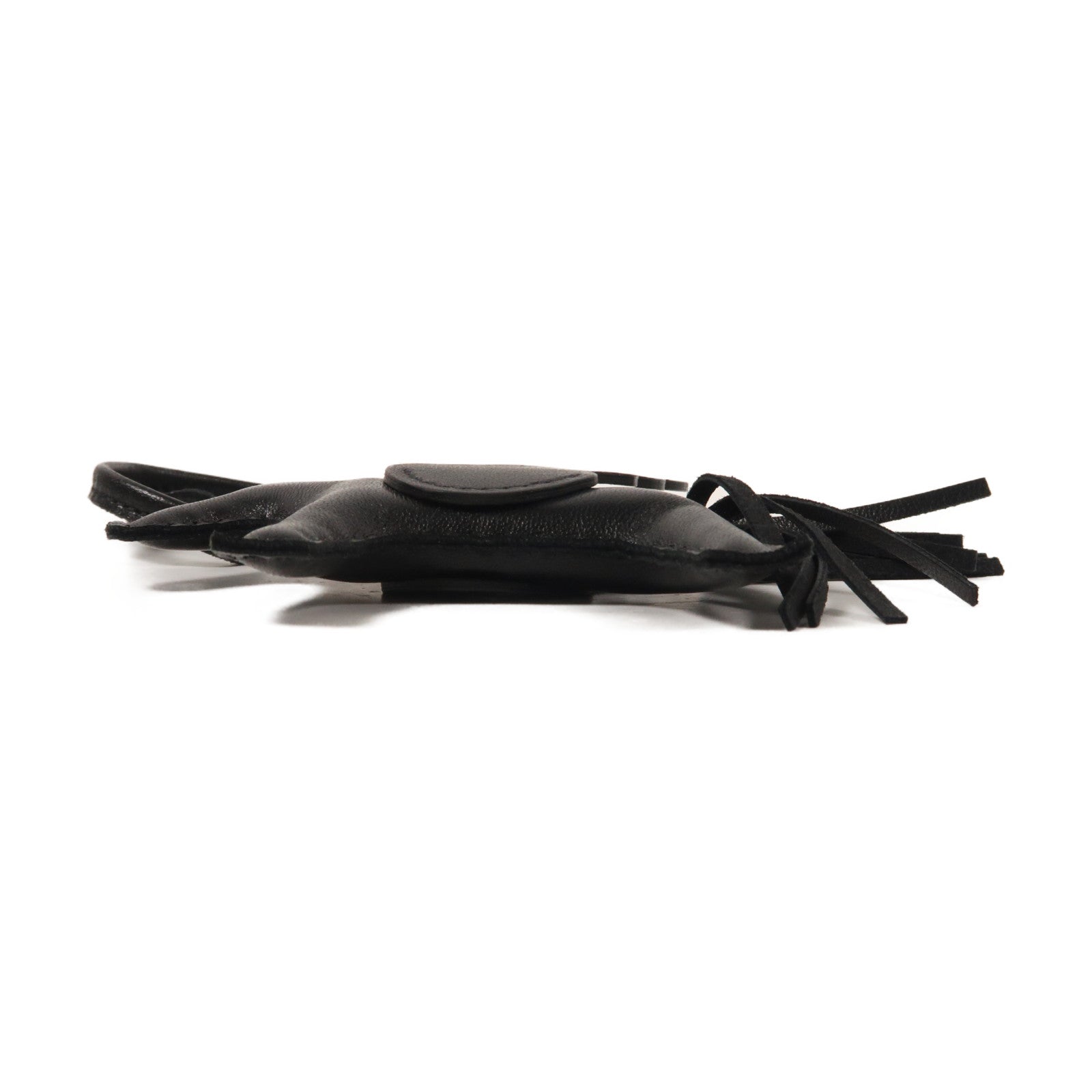 HERMES Swift皮革Rodeo Pegase PM掛飾So Black/黑色