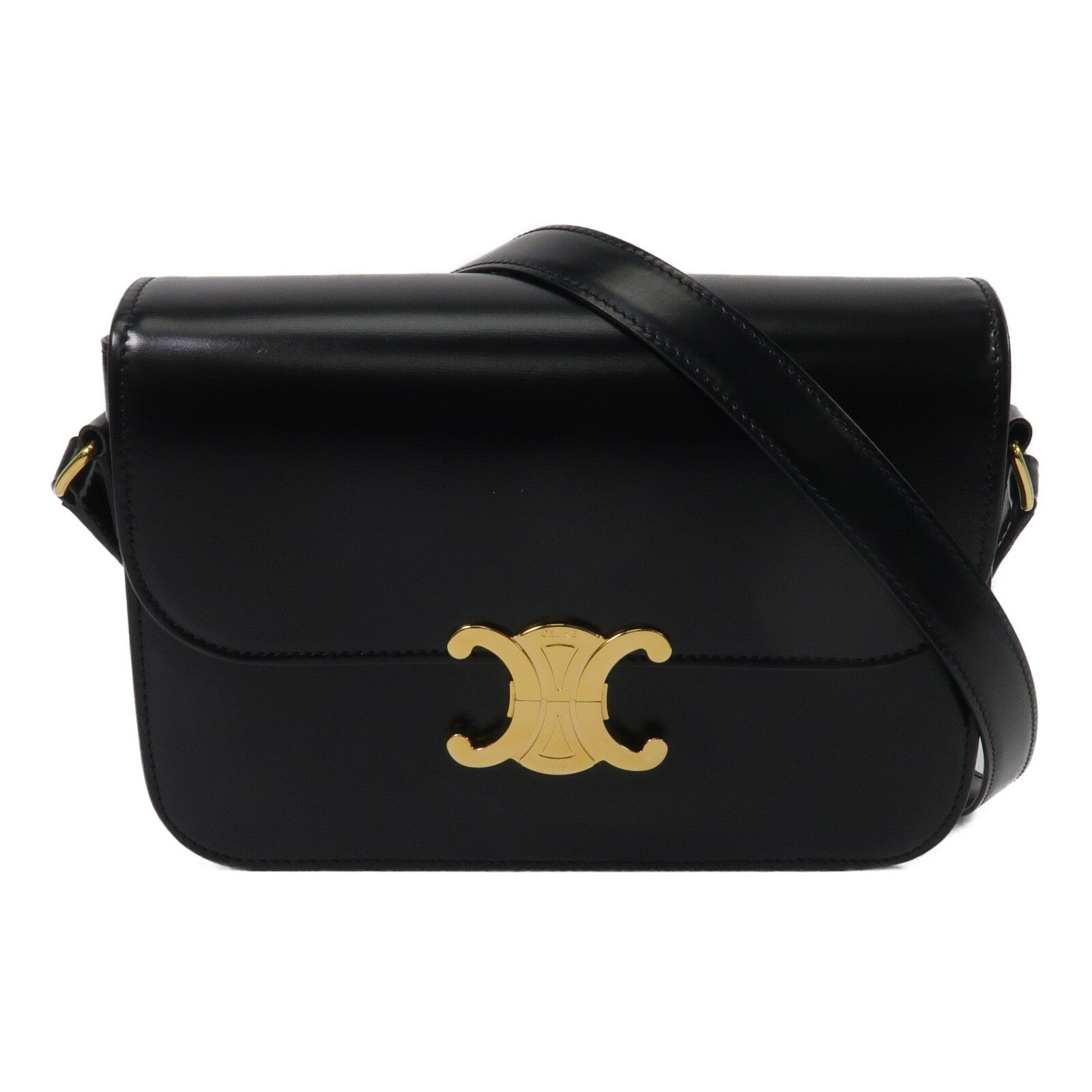 CELINE 牛皮皮革Classique Triomphe肩背袋