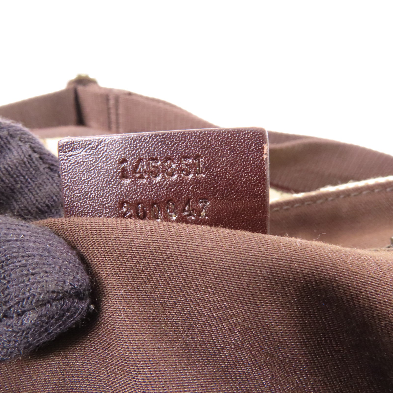 GUCCI 帆布Waist Bag銀扣腰包