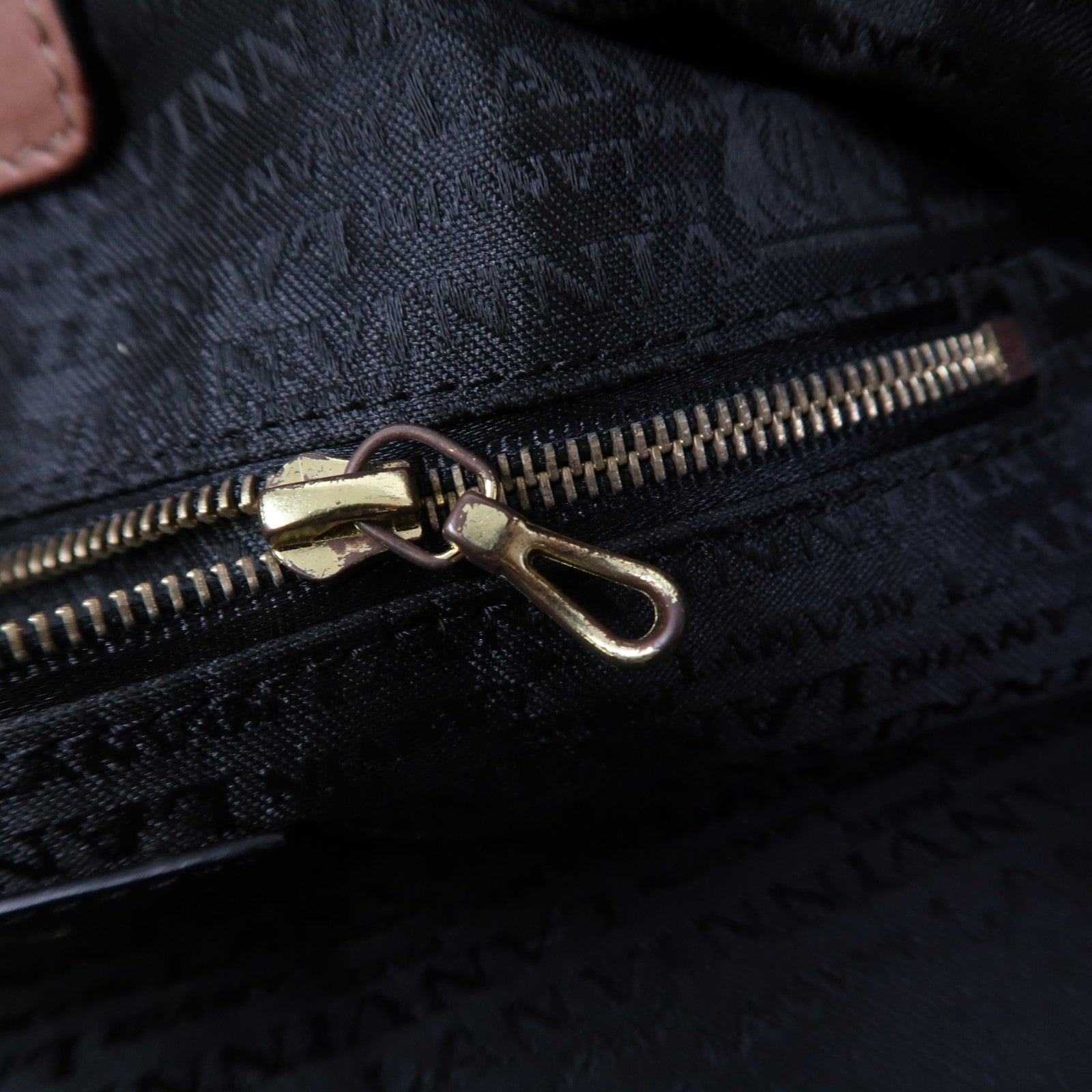LANVIN 皮革Tote Bag金扣手挽袋粉紅色